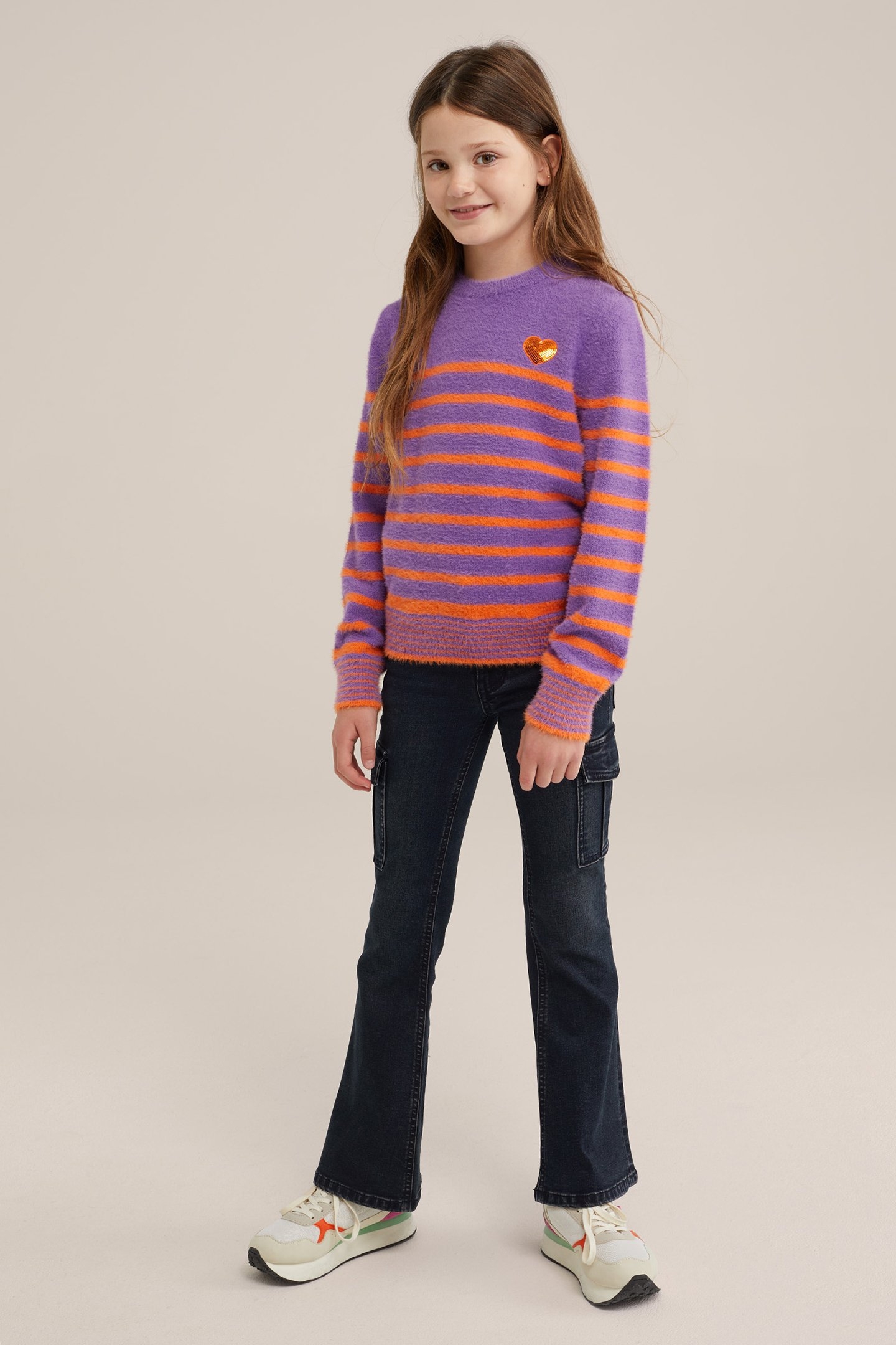 KNITTED PULLOVER PURPLE 2