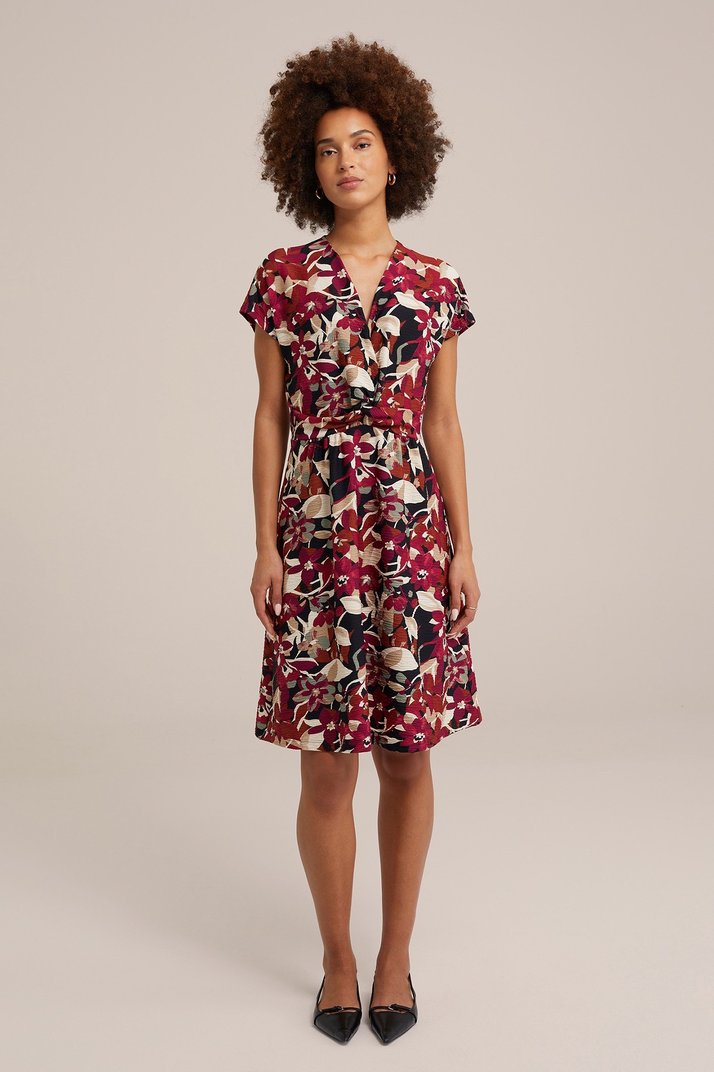 DRESS MID LENGTH MULTI-COLOURED 1