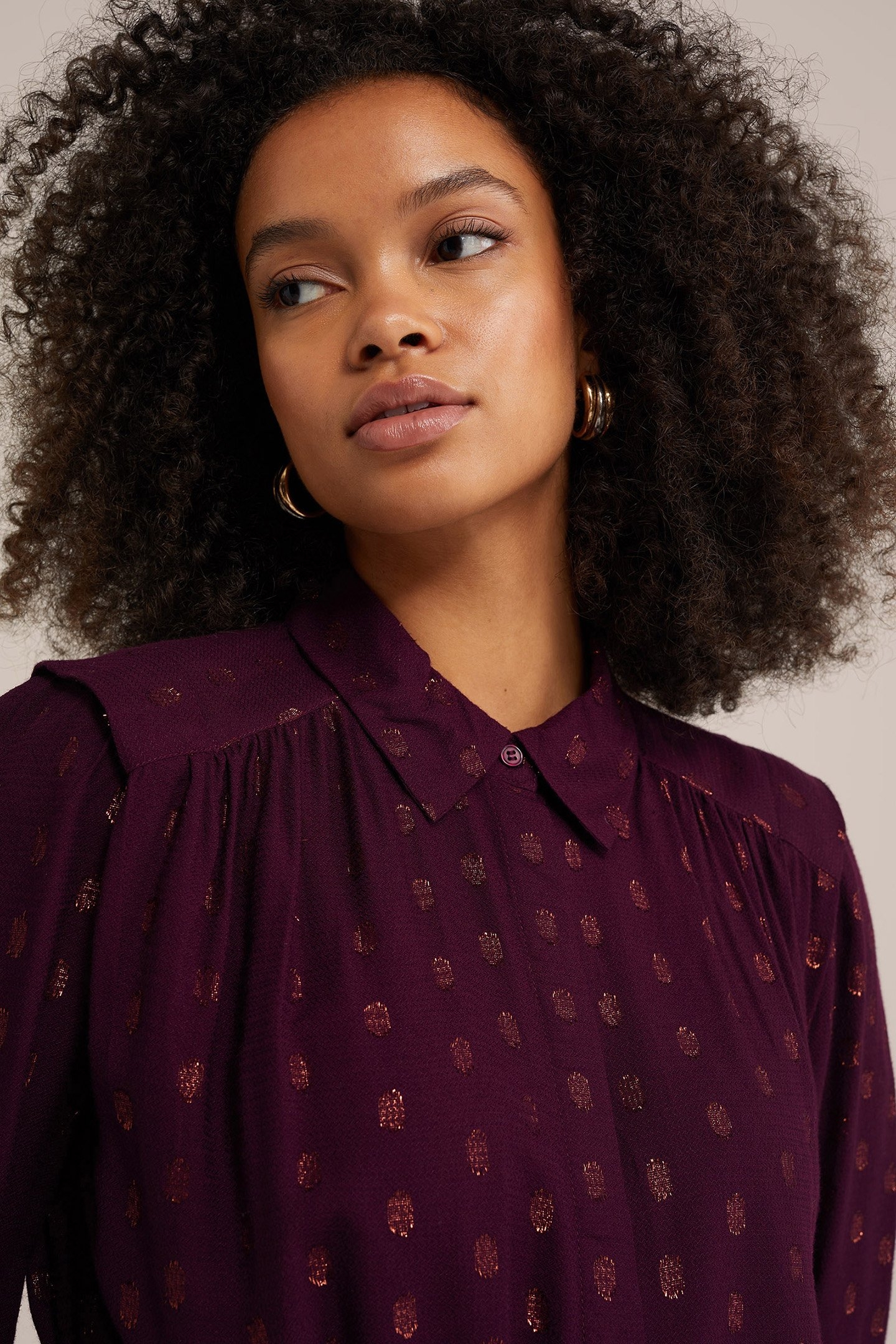 DRESS MID LENGTH DARK PURPLE 5