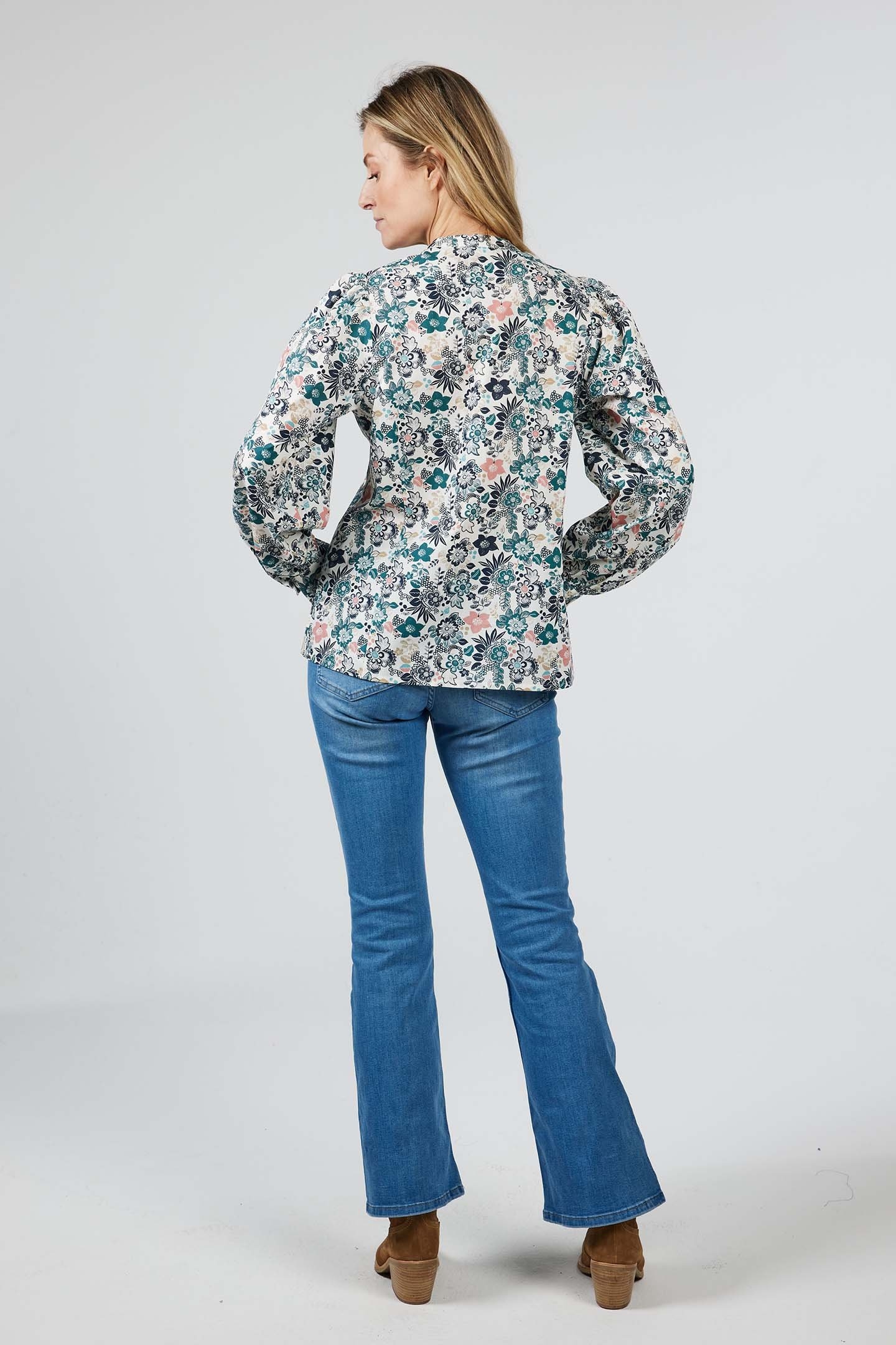 BLOUSE GAIL OFFWHITE WITH EYECANDY XS 3