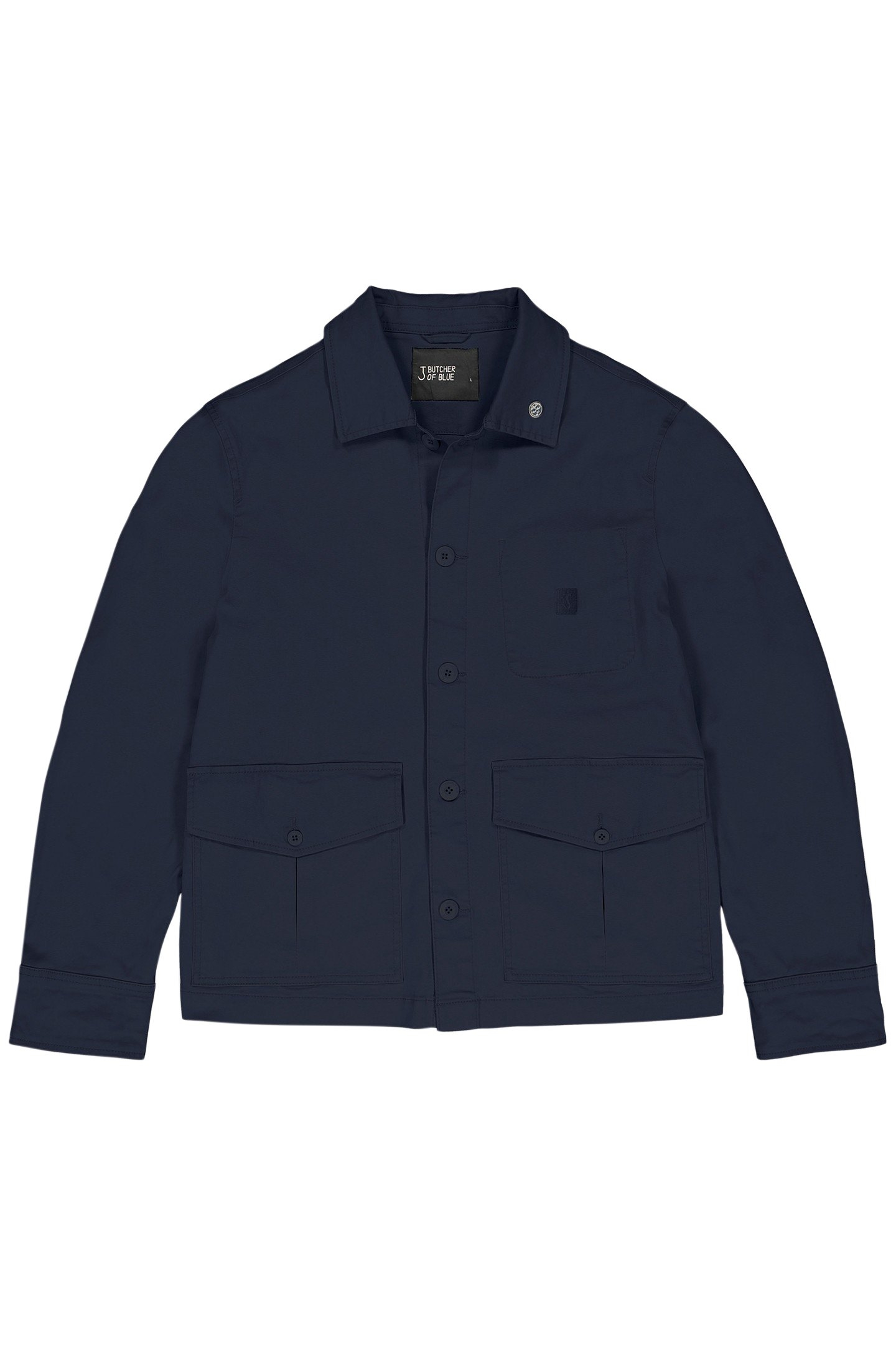 FOLSUM TWILL OVERSHIRT ALASKA BLUE 2