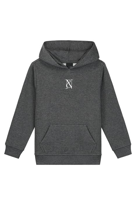 &N LOGO HOODIE BLACK 1