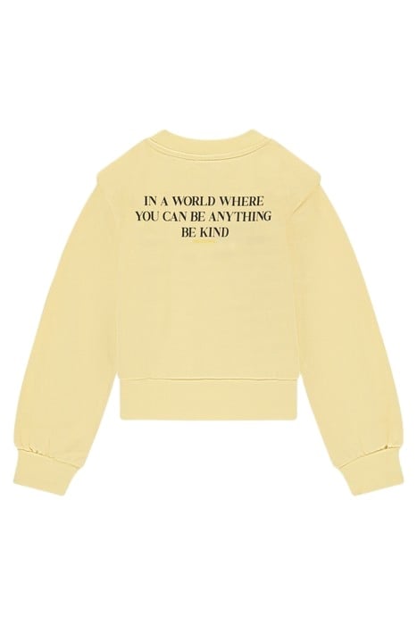 JAMIE SHOULDER SWEATER SOFT YELLOW 2