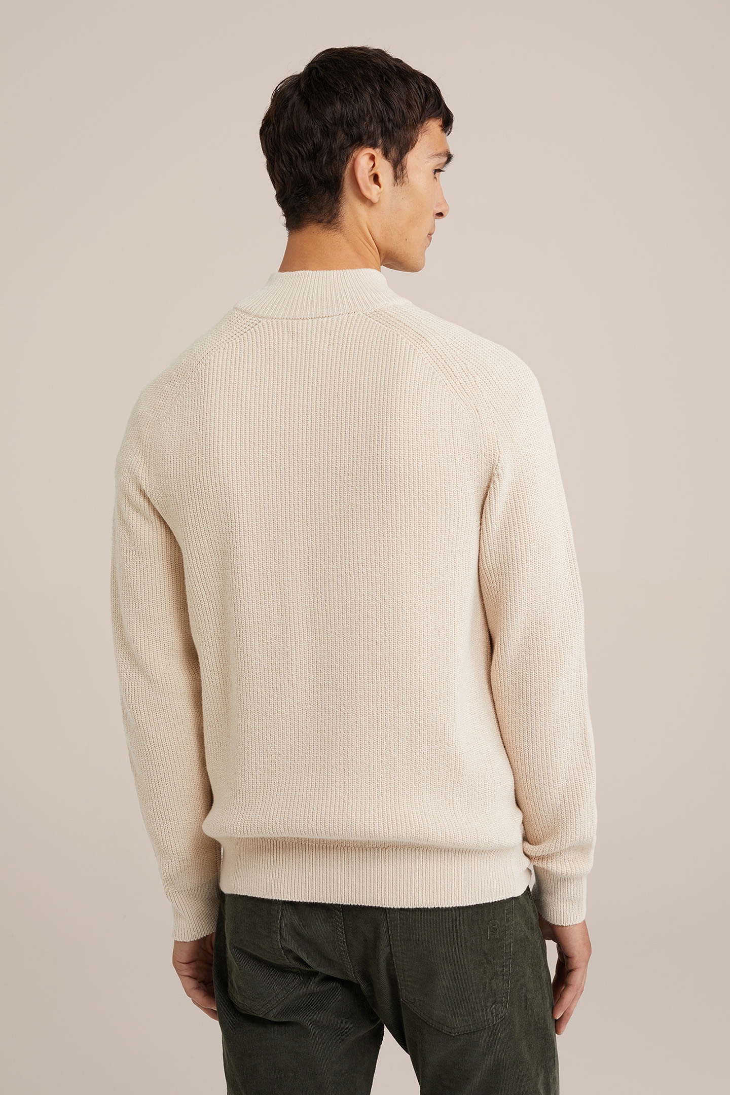 CARDIGAN WITH ZIPPER OFF-WHITE 2