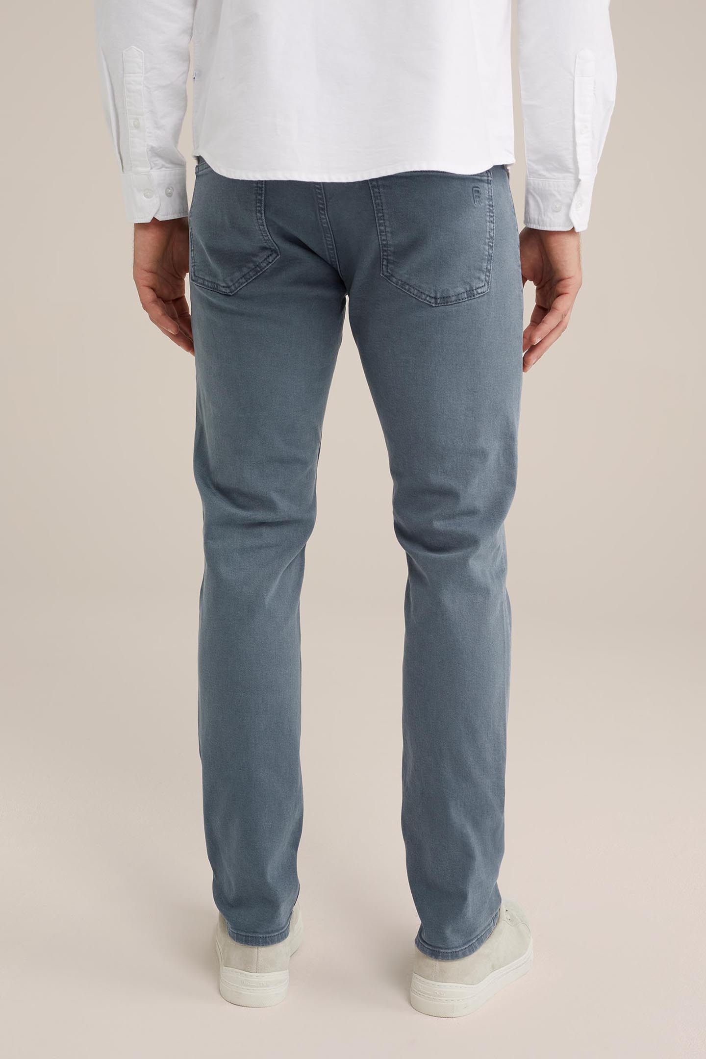 5-POCKET MID WAIST GREYISH BLUE 2
