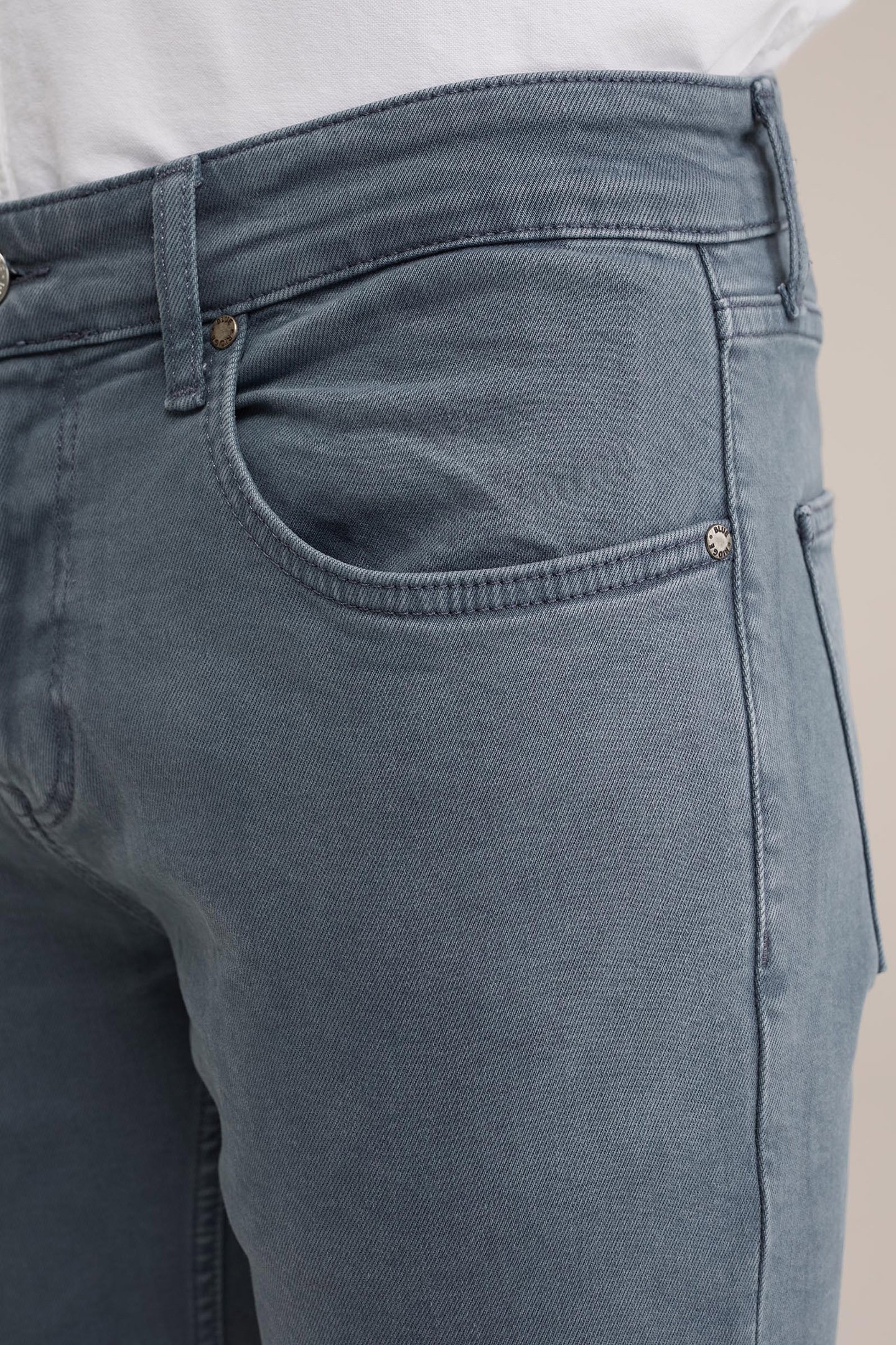 5-POCKET MID WAIST GREYISH BLUE 5