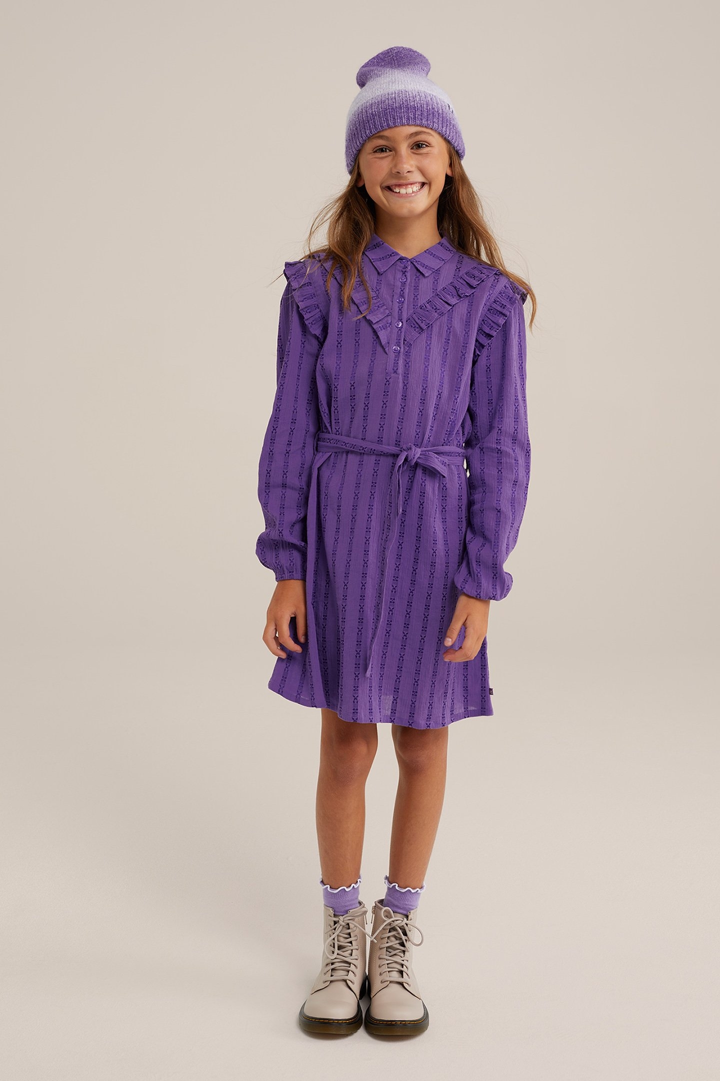 DRESS MID LENGTH LAVENDER 2