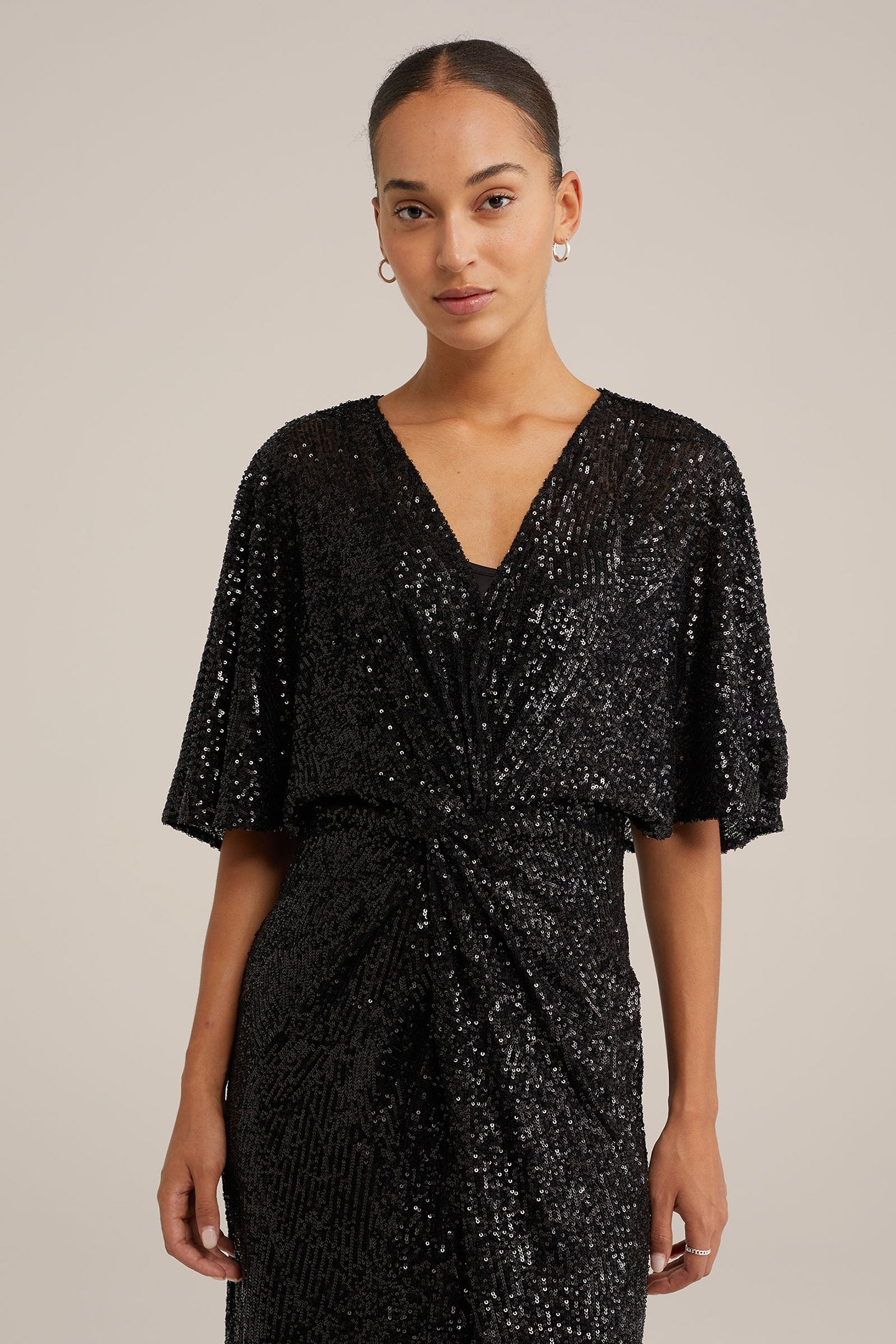 DRESS MID LENGTH BLACK 4