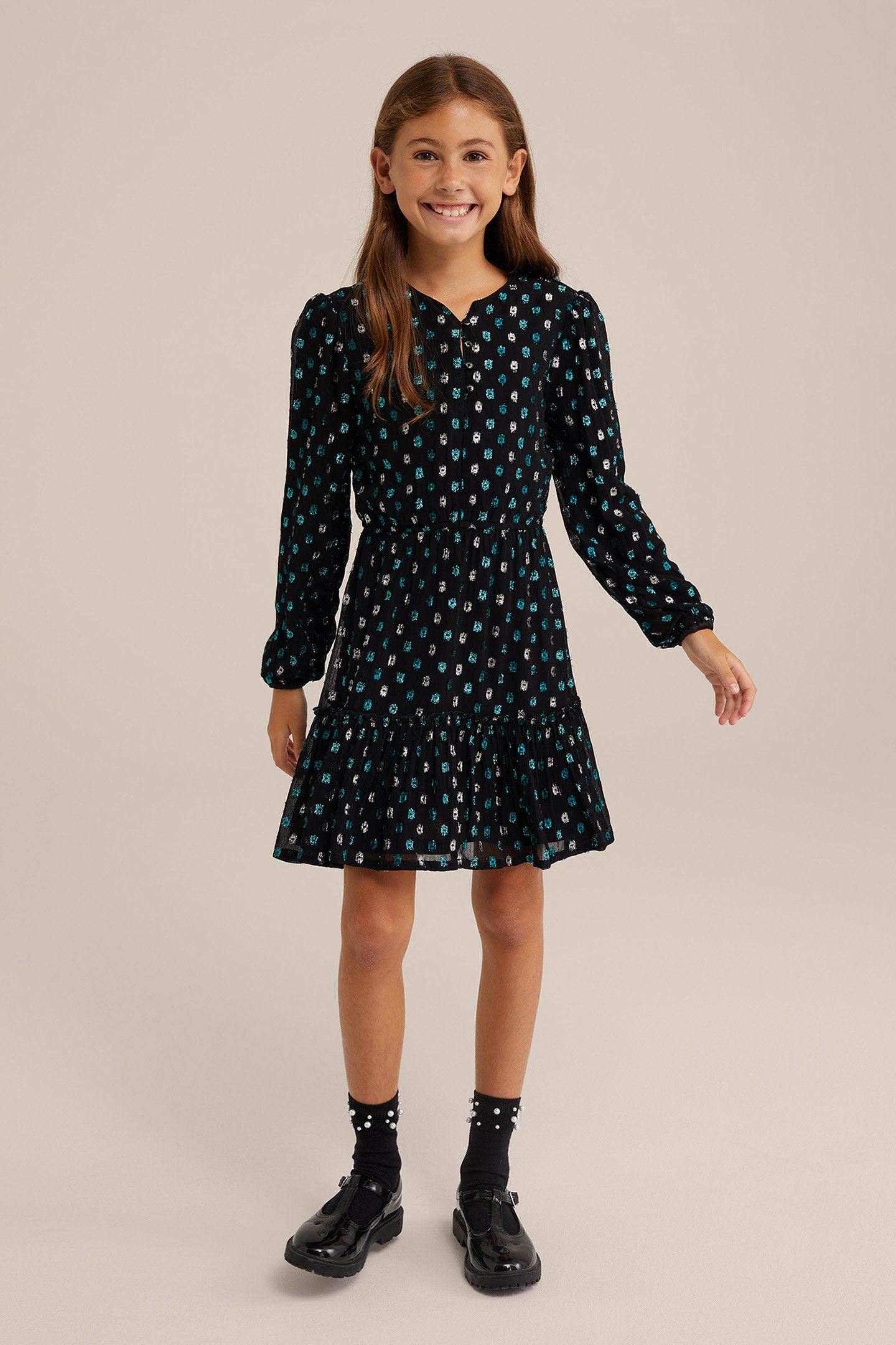 DRESS MID LENGTH MINT GREEN 2