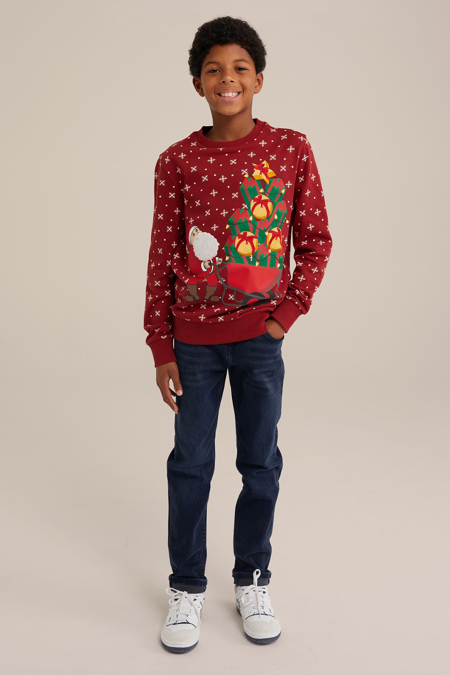 SWEATER VINTAGE RED 2