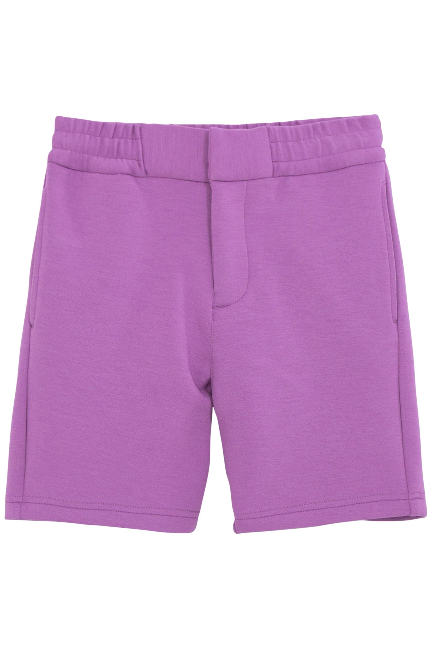 BOYS’ PURPLE TECHFLEECE SWEATSHIRT FABRIC BERMUDA SHORTS 1