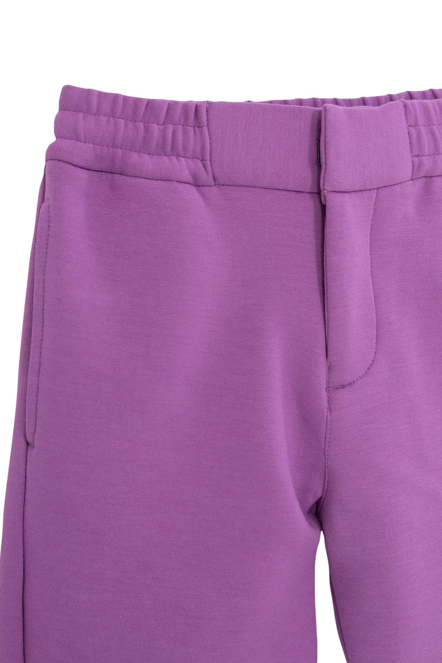 BOYS’ PURPLE TECHFLEECE SWEATSHIRT FABRIC BERMUDA SHORTS 3