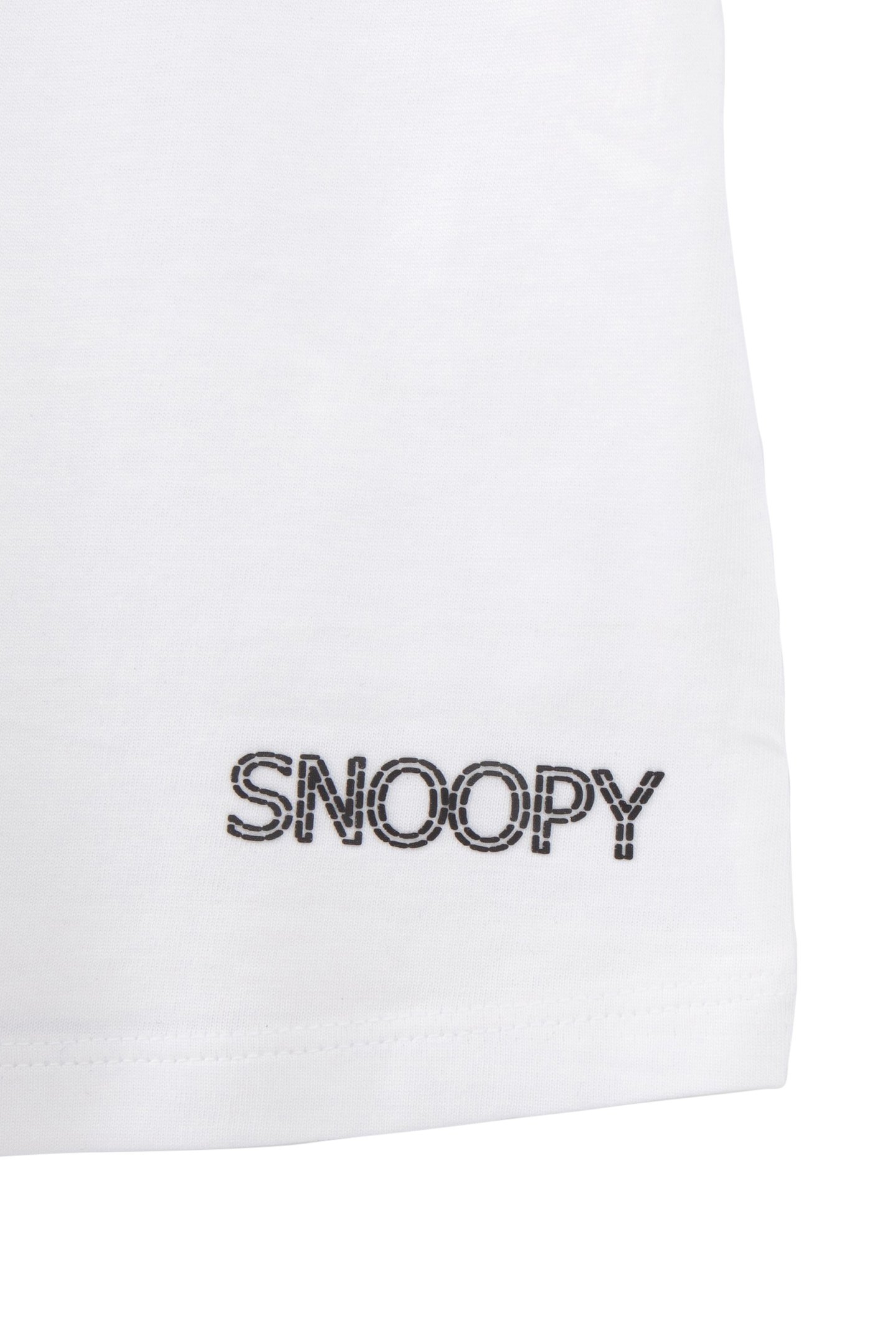 GIRLS’ OFF-WHITE CROPPED T-SHIRT WITH SNOOPY IMAGE 4