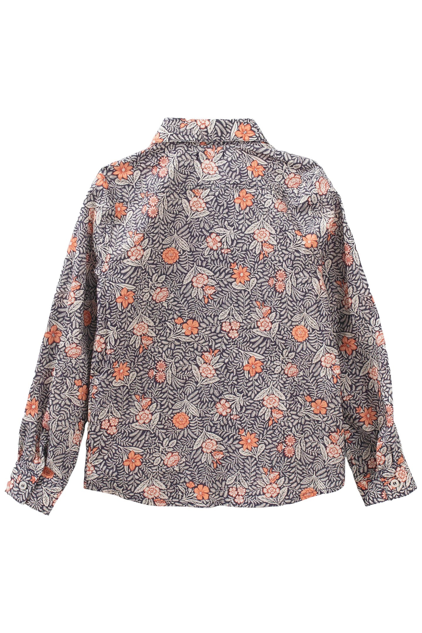 BOYS’ GREY AND ORANGE SHIRT WITH MOTIFS 2