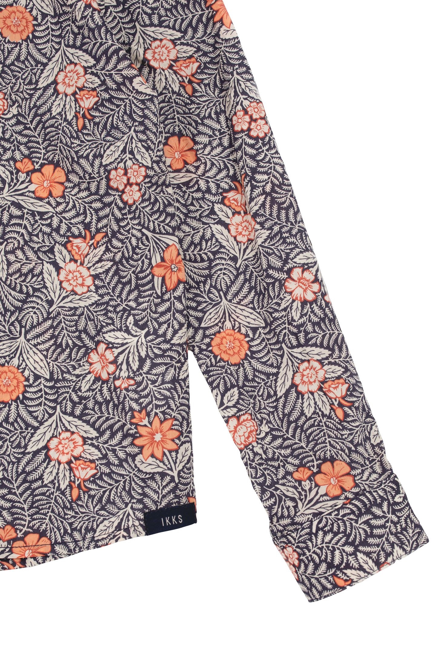 BOYS’ GREY AND ORANGE SHIRT WITH MOTIFS 3