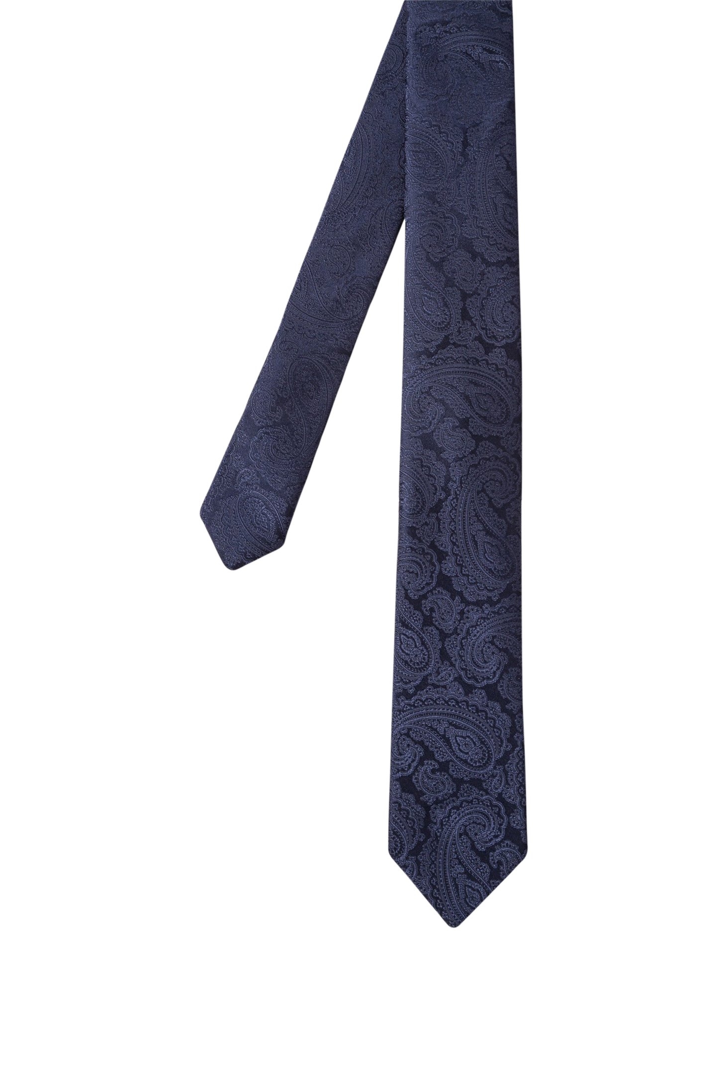 MEN TIE NARROW 6CM VERY DARK NAVY 1