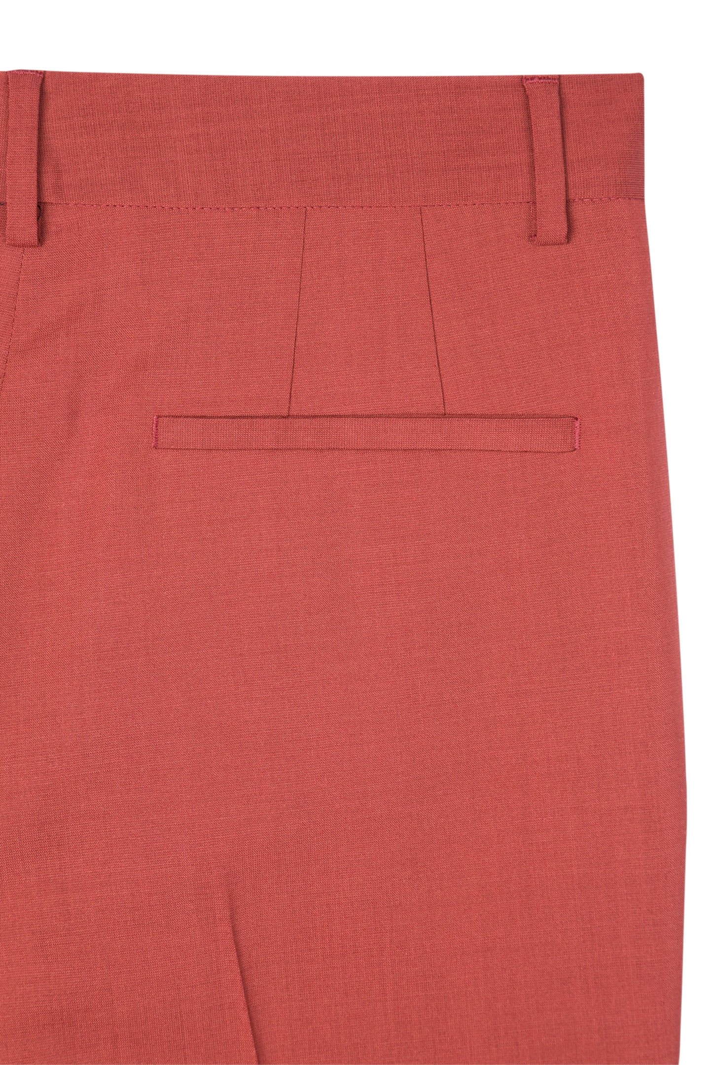 WOMENS TROUSERS BRICK RED 3