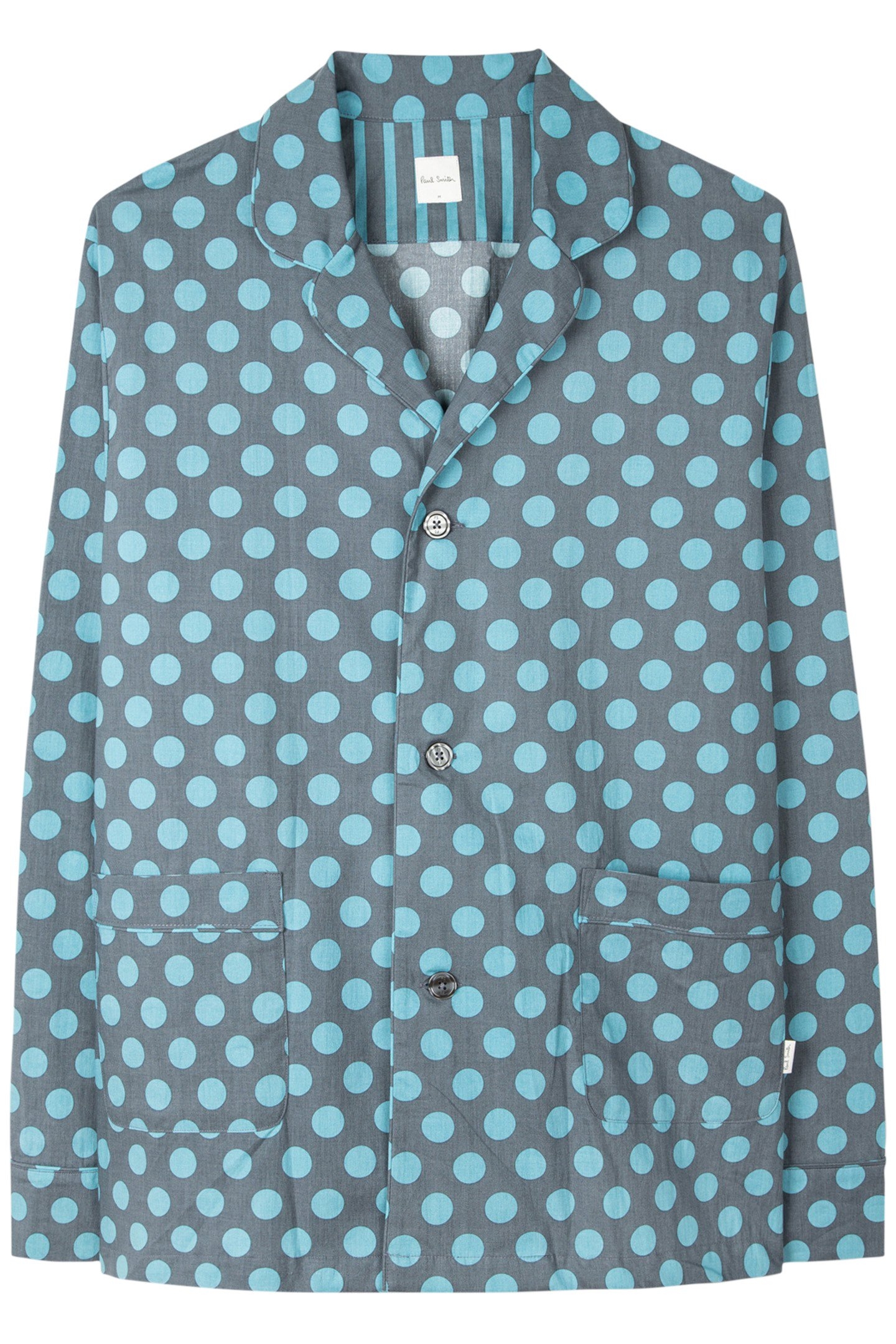 UNISEX PJ TOP L/SLV NAVY 4