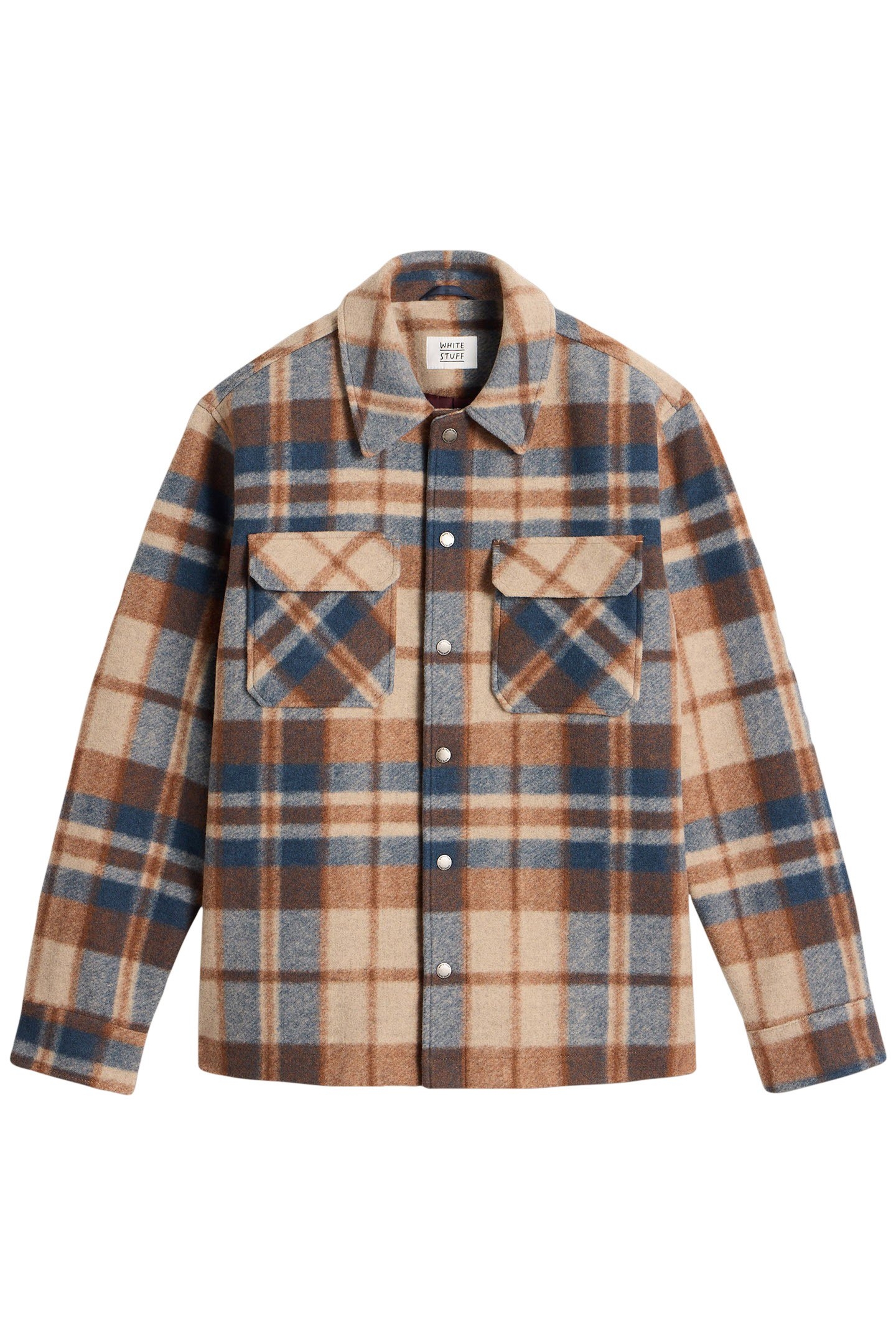 CHECK TRUCKER BROWN MULTI 4