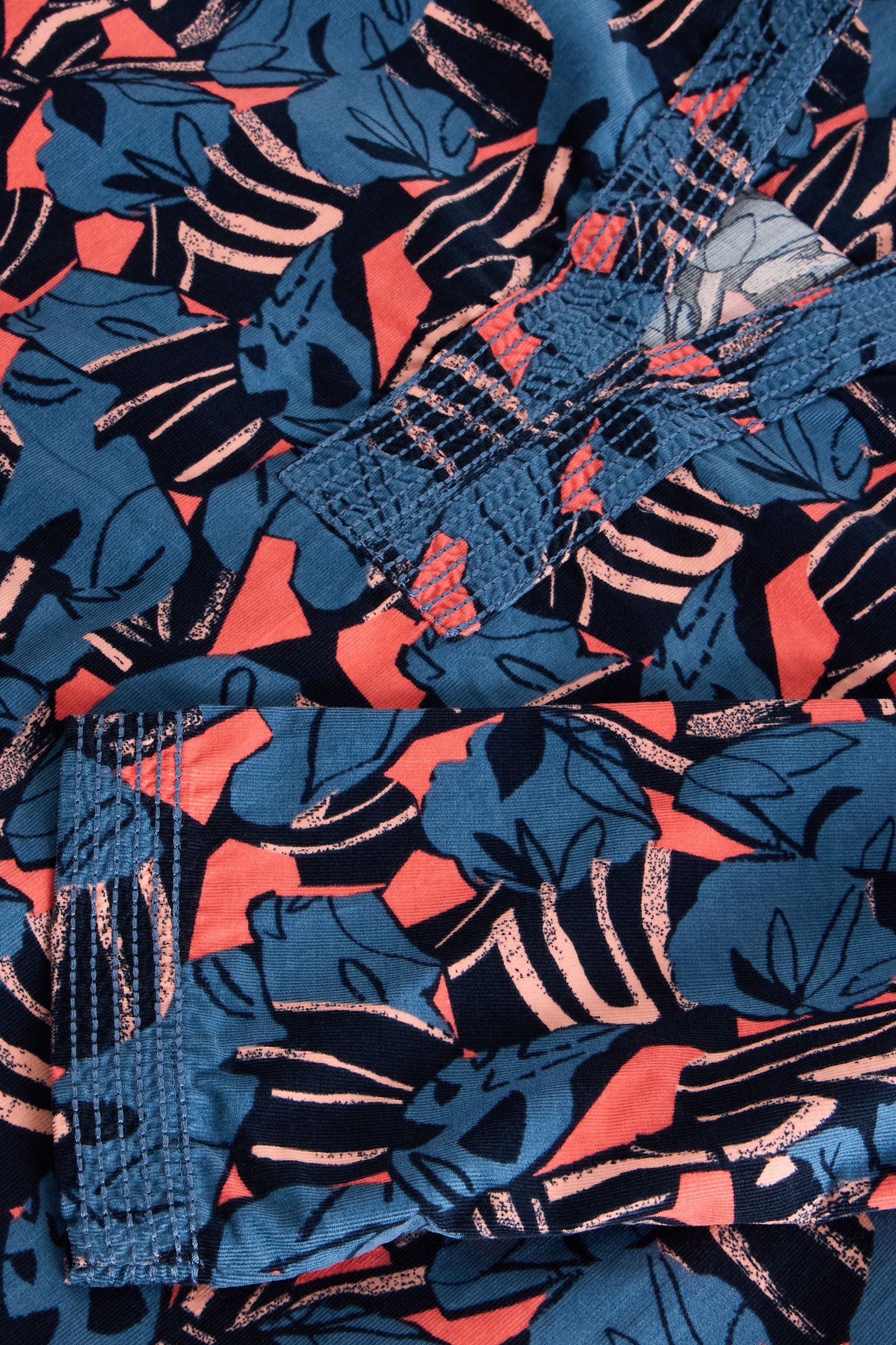 BLAIRE CORD TUNIC NAVY PRINT 6