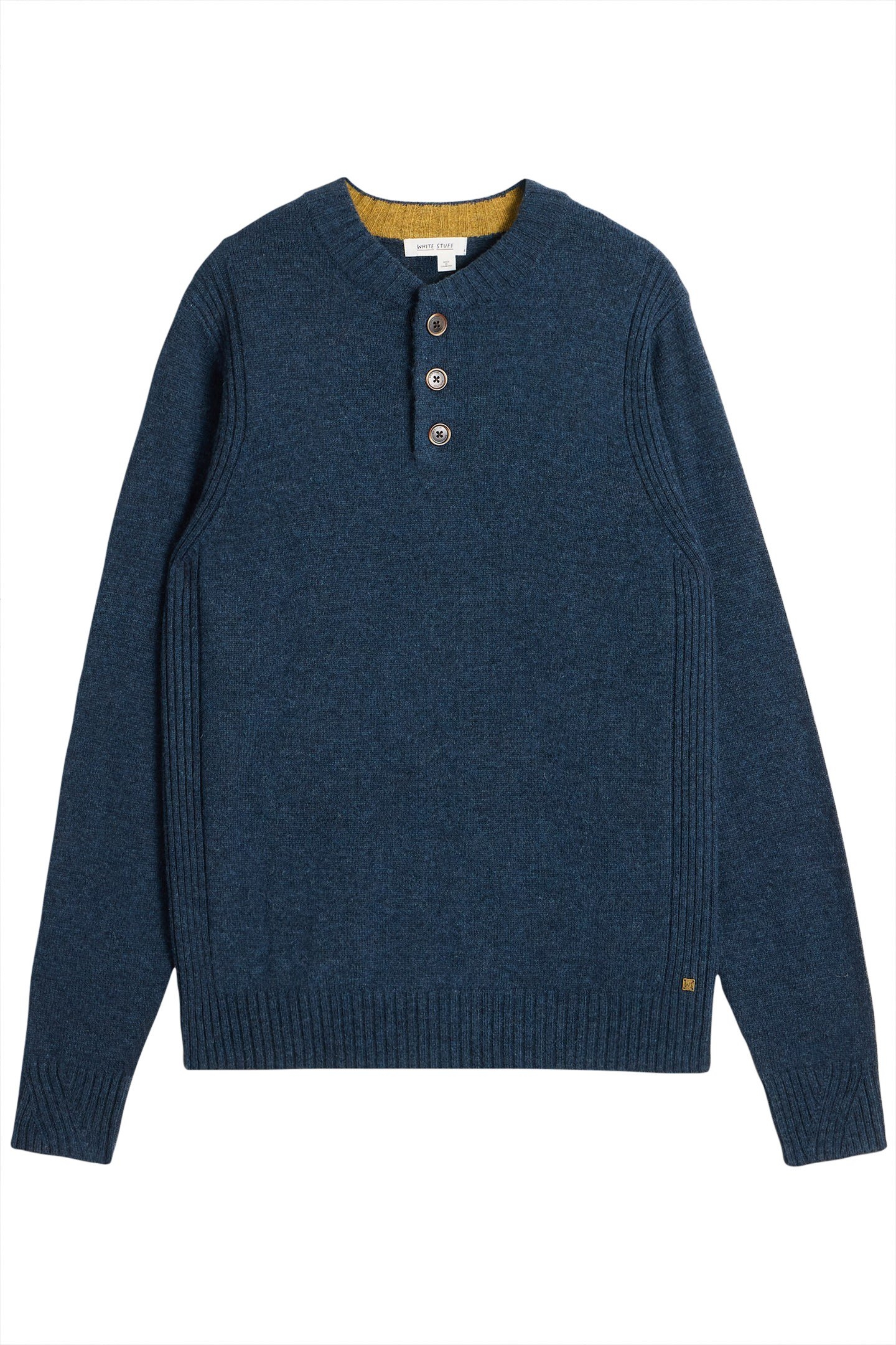 LAMBSWOOL HENLEY DARK NAVY 3