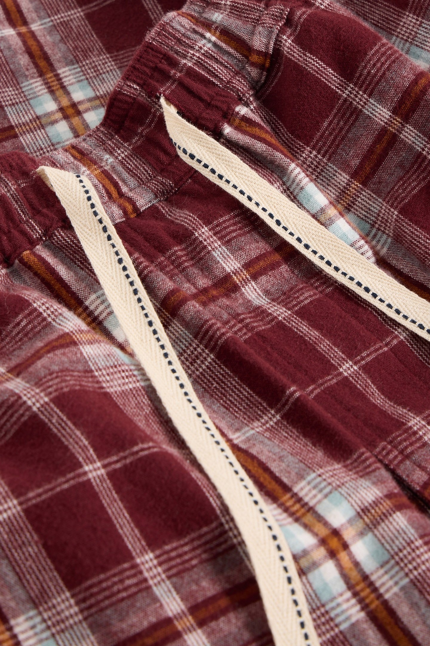 MOORLAND FLANNEL PJ TROUSER PLUM MULTI 6