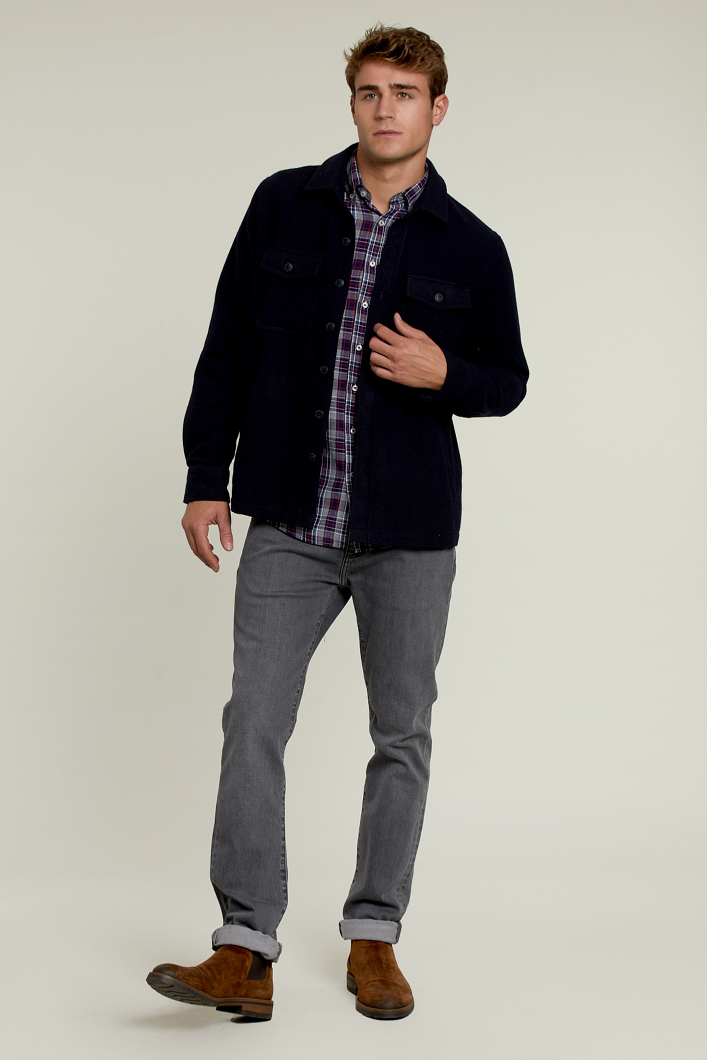 CUSTOM FIT CHECKED SHIRT MULTI 3