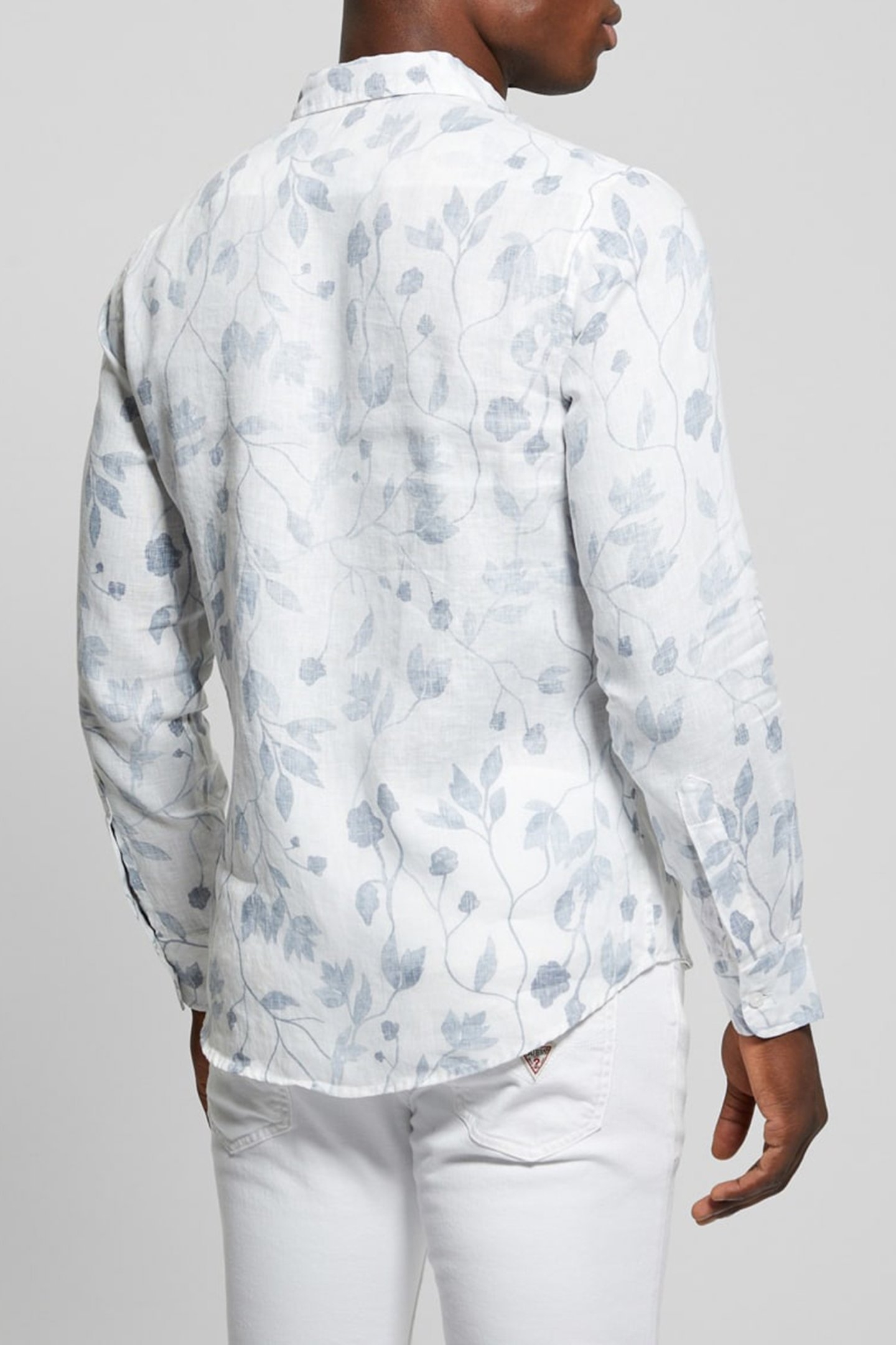 LS LINEN WTRCOLOR VI WATER COLOR VINES BL 2