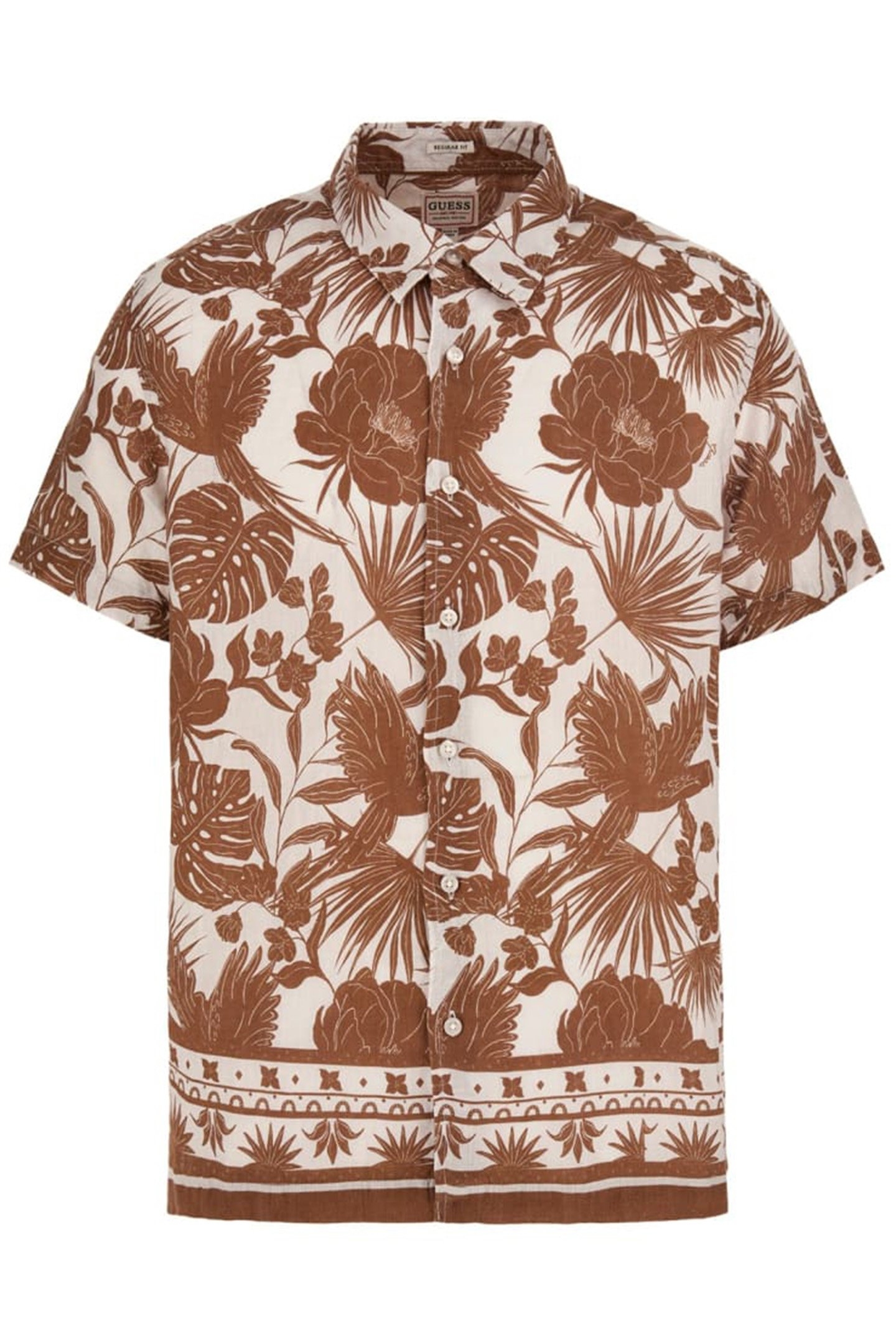 SS ISLAND LINEN BORD TROPICAL LINOCUT NUT 4