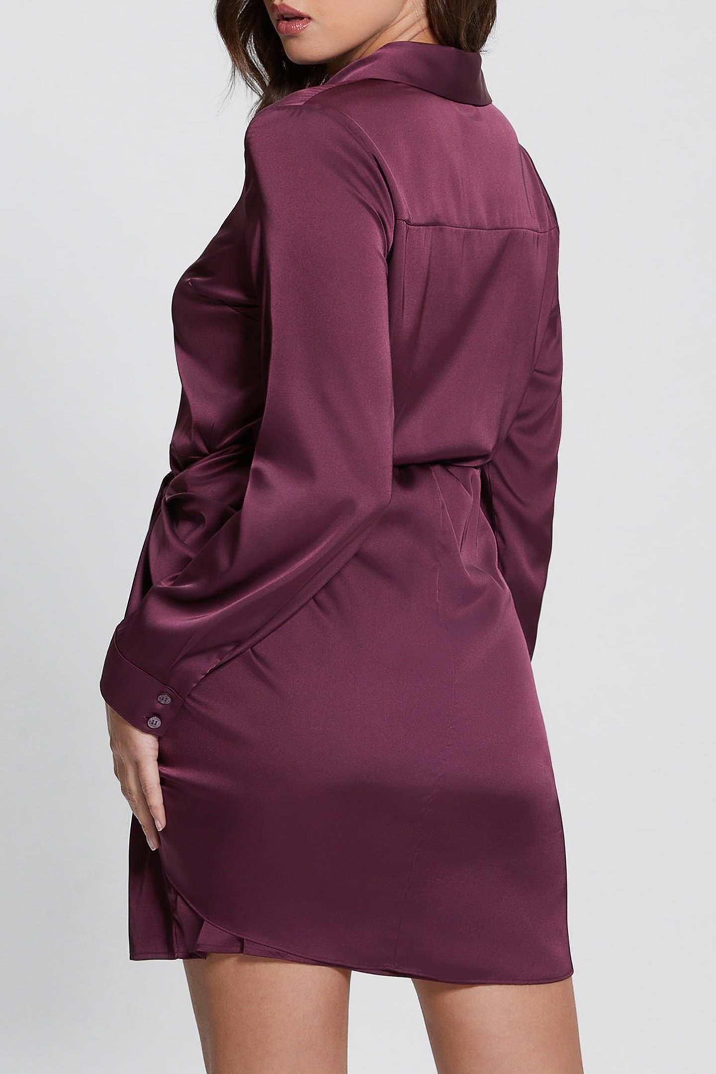 ES LS ALYA DRESS BLACK CHERRY 2