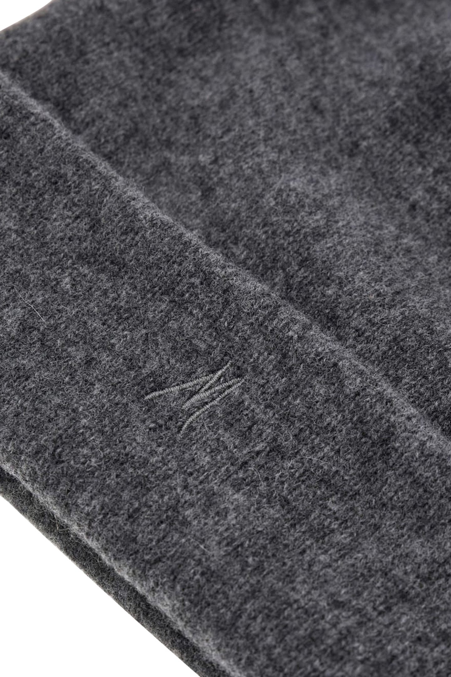 WOOL CASHMERE BLEND DARK COAL HEATHER M9 3