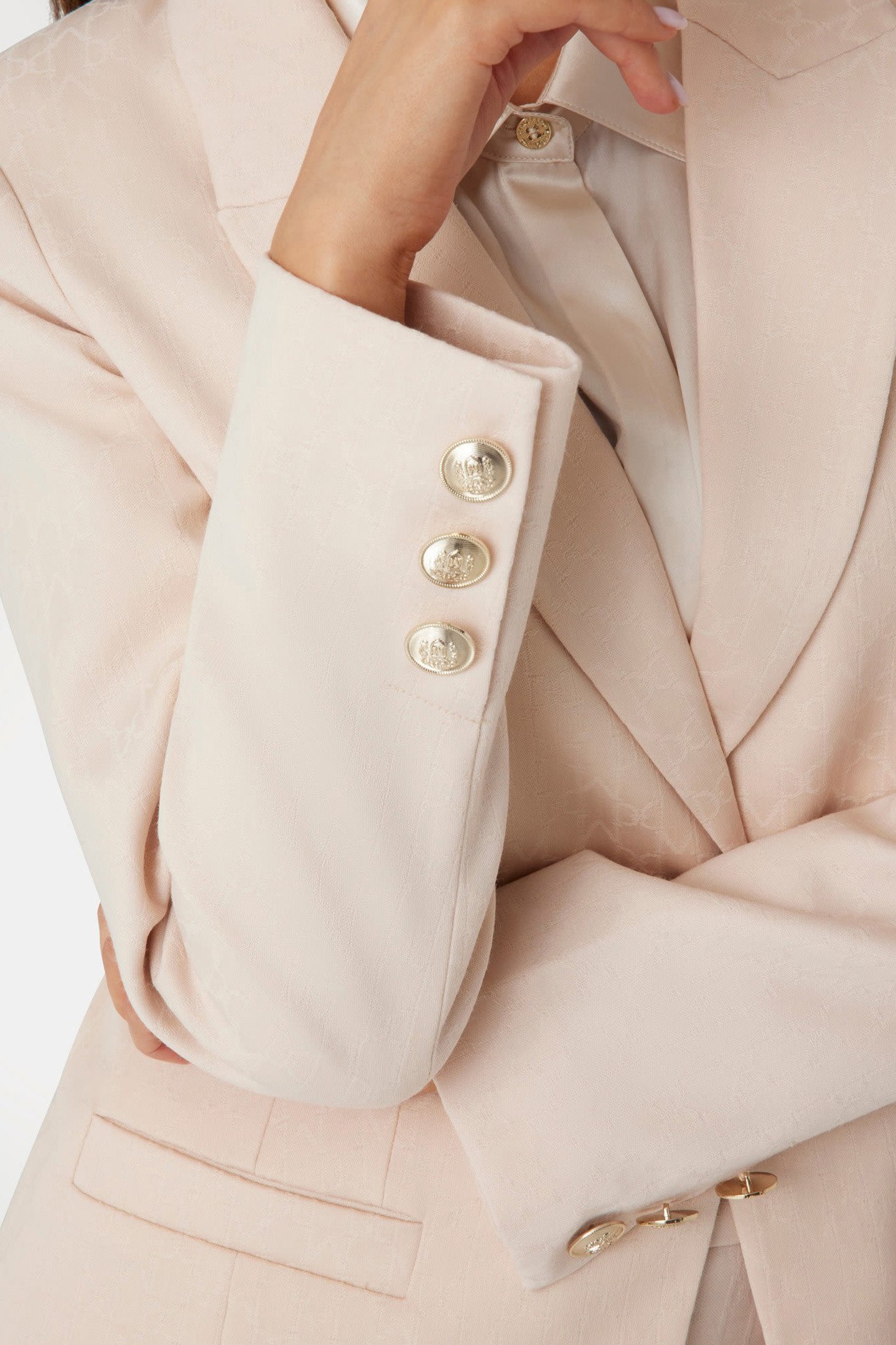BLANCA BLAZER MUTED STONE MONOGRAM 5