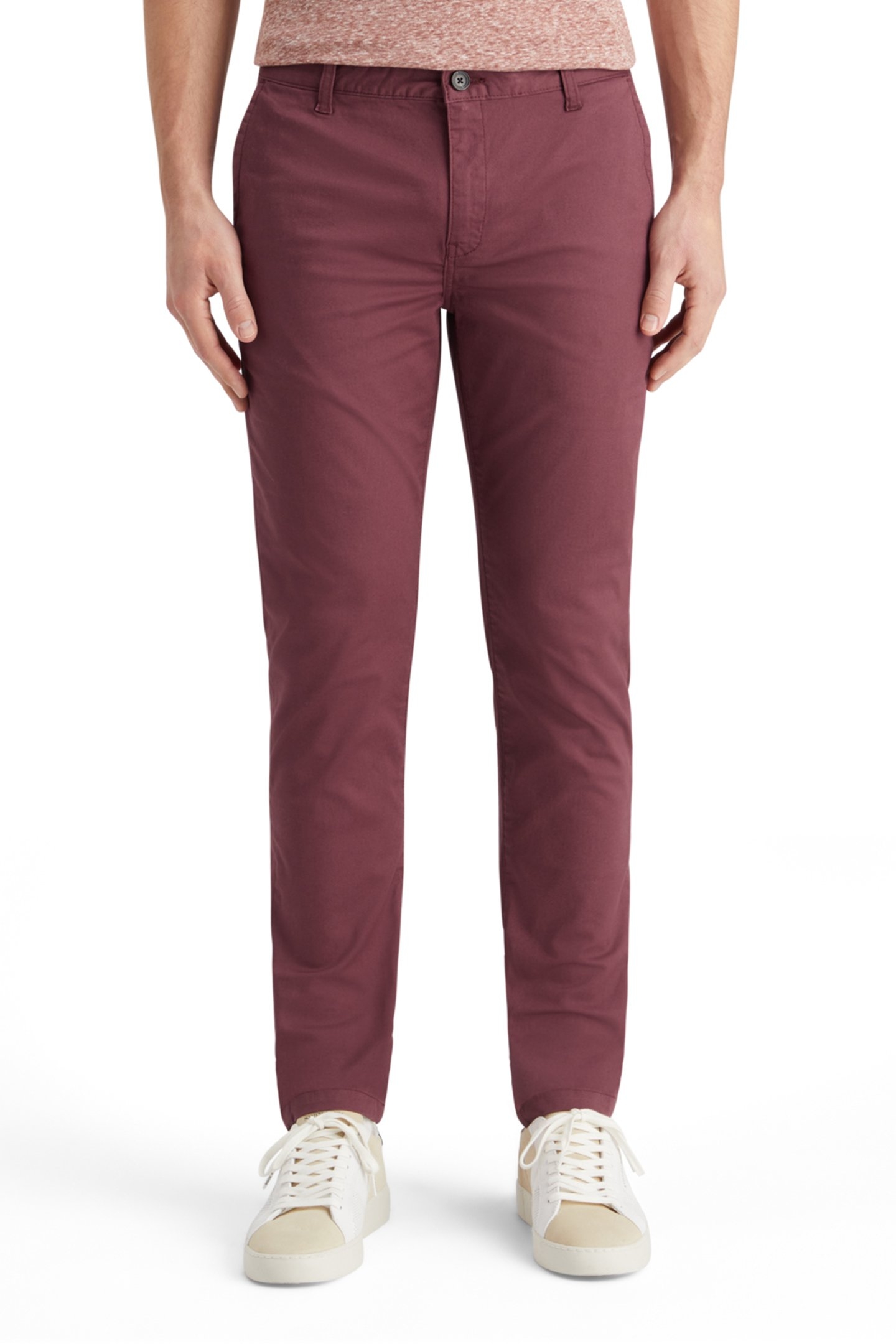 ESSENTIAL MOTT- STRETCH COTTON CHINO WINE 1