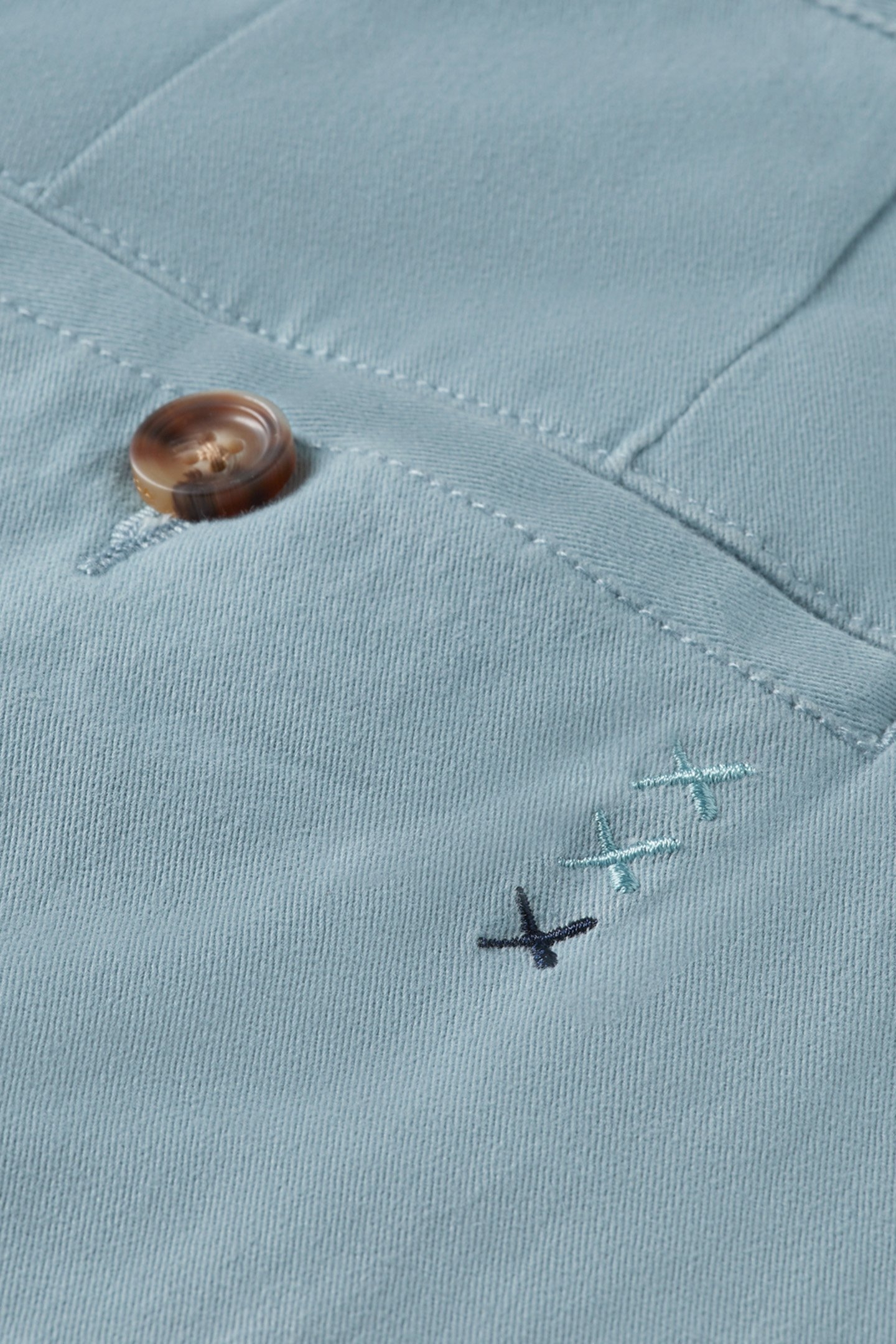 DRIFT - REGULAR-TAPERED TWILL CHINO BAY BLUE 3