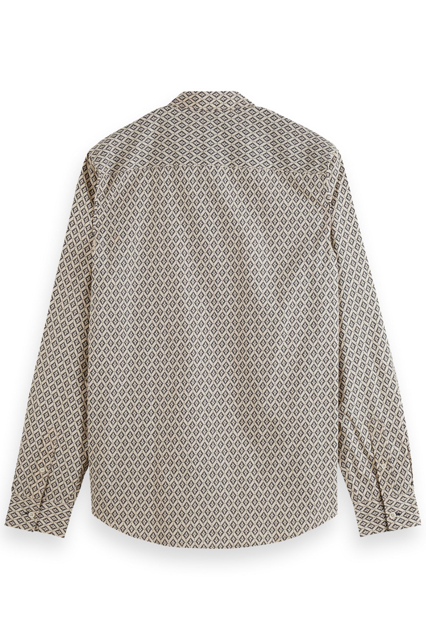 SLIM FIT DITSY AOP SHIRT PARCHMENT GEO FLOWER 2