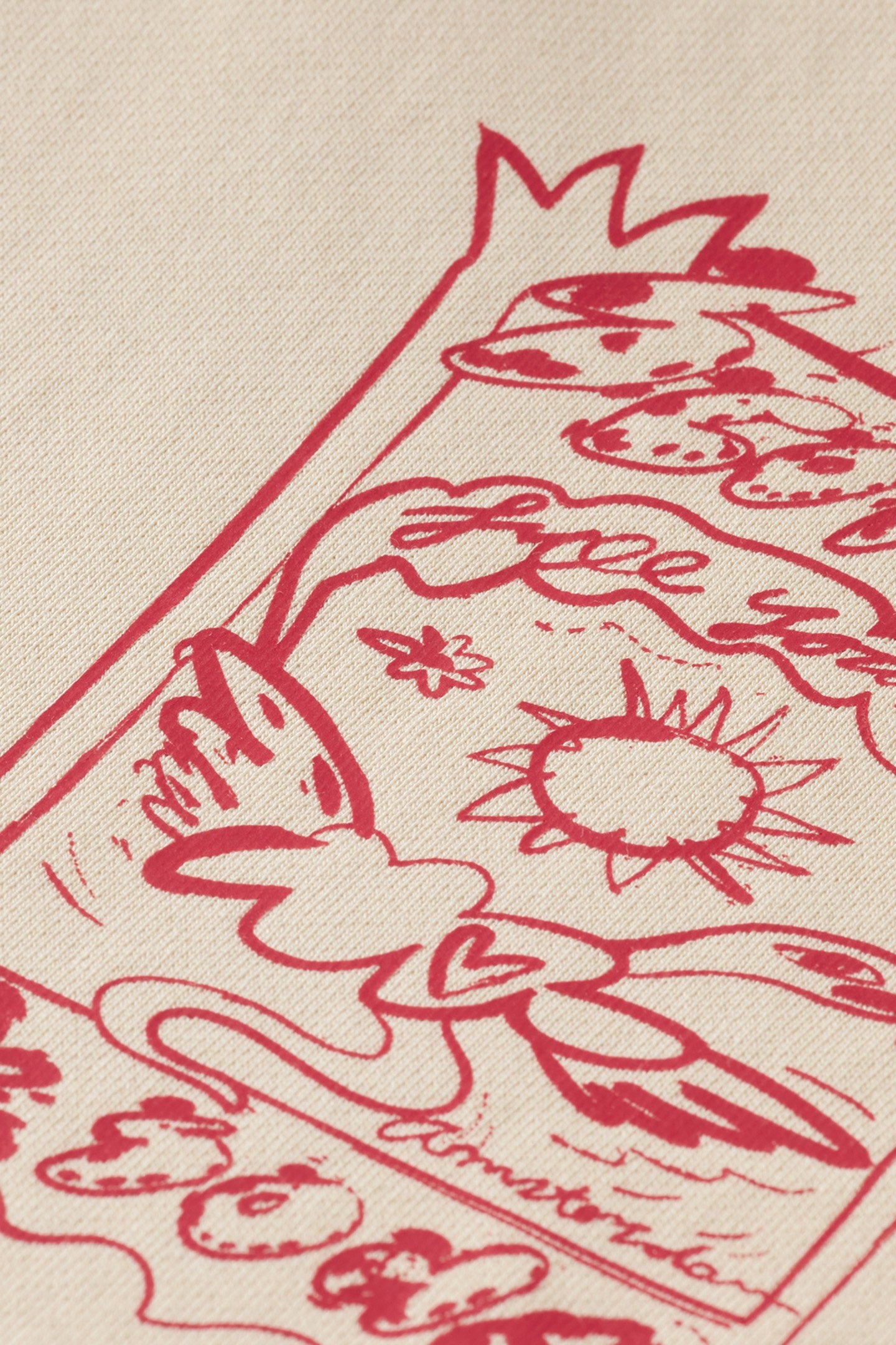 FRONT CHEST ARTWORK SWEATSHIRT PARCHMENT 8