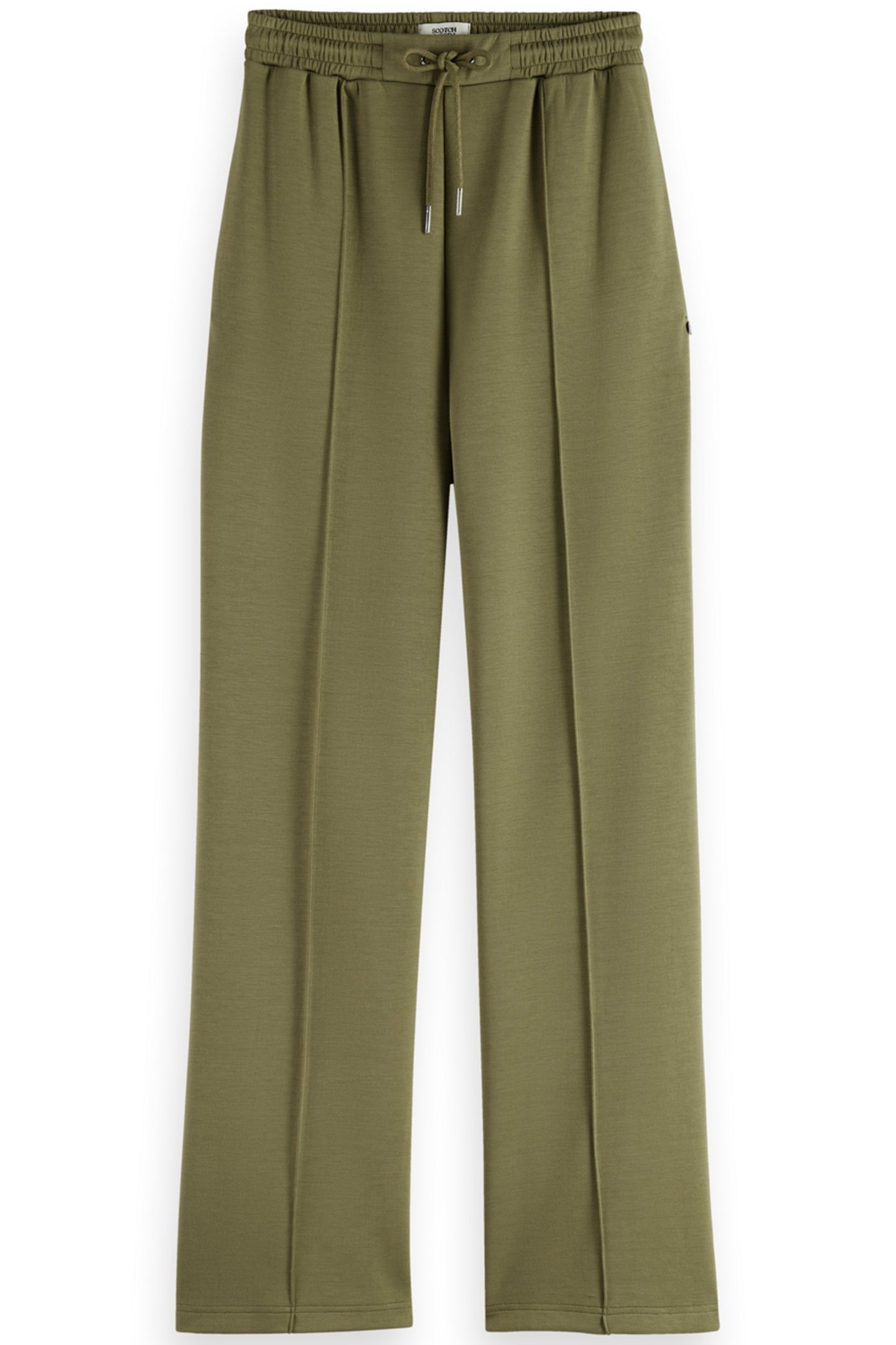 MODAL PIN-TUCK SWEATPANTS WASHED MILITARY 1