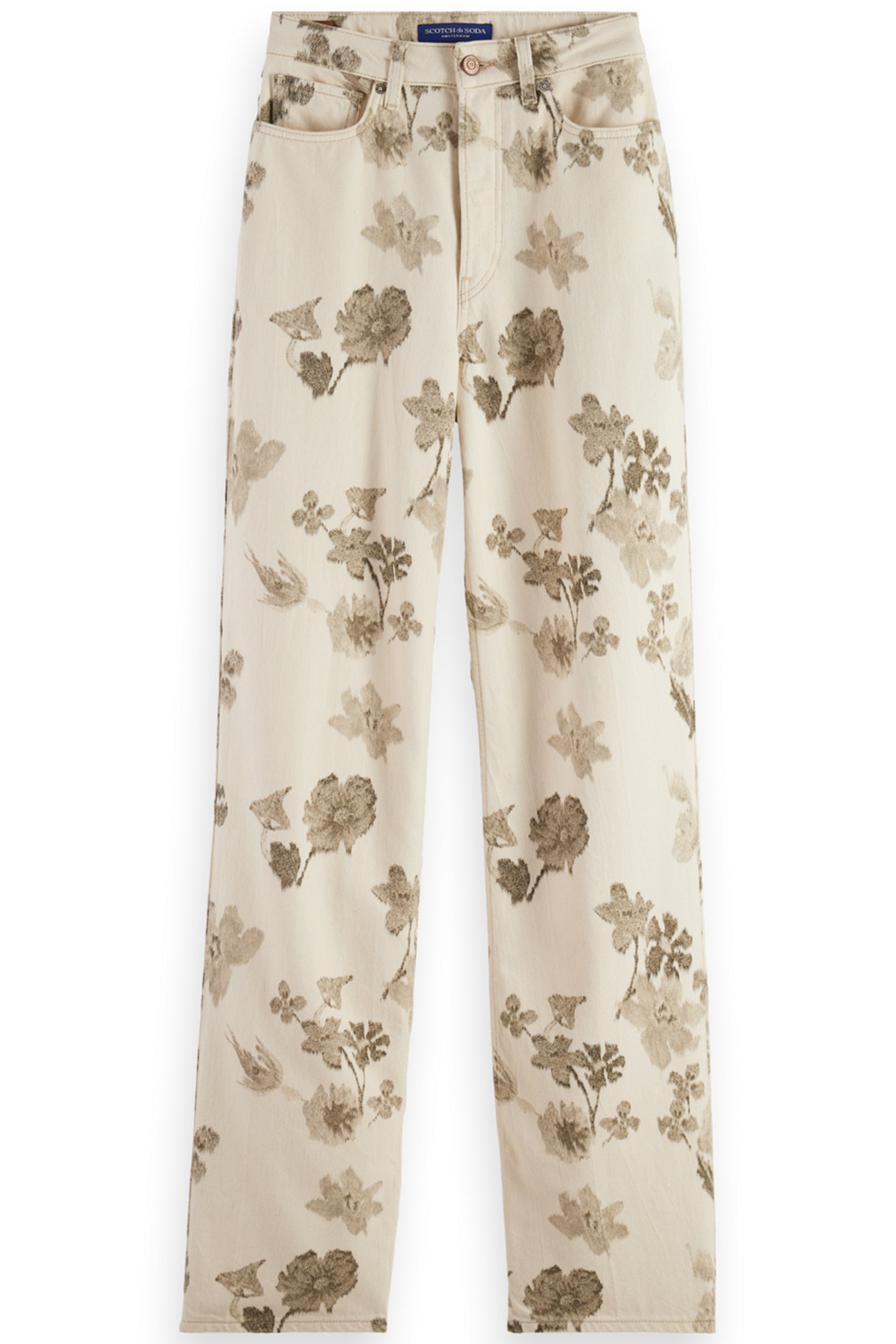 THE RIPPLE AUTHENTIC STRAIGHT JEANS POETRY TAPESTRY POETRY T 1