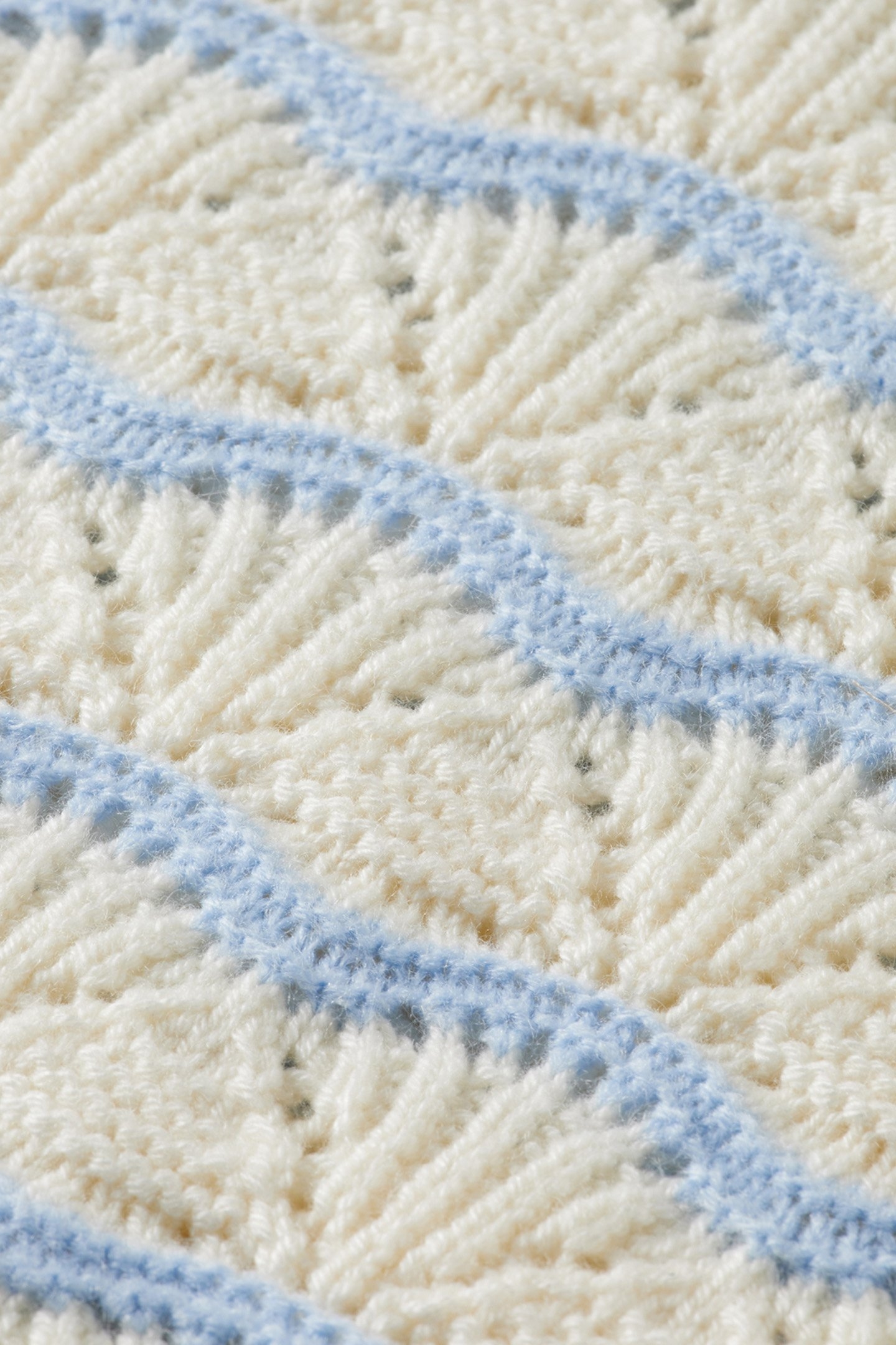 GIRL STRIPE BOXY PULLOVER WITH COLLAR PACIFIC BLUE 3