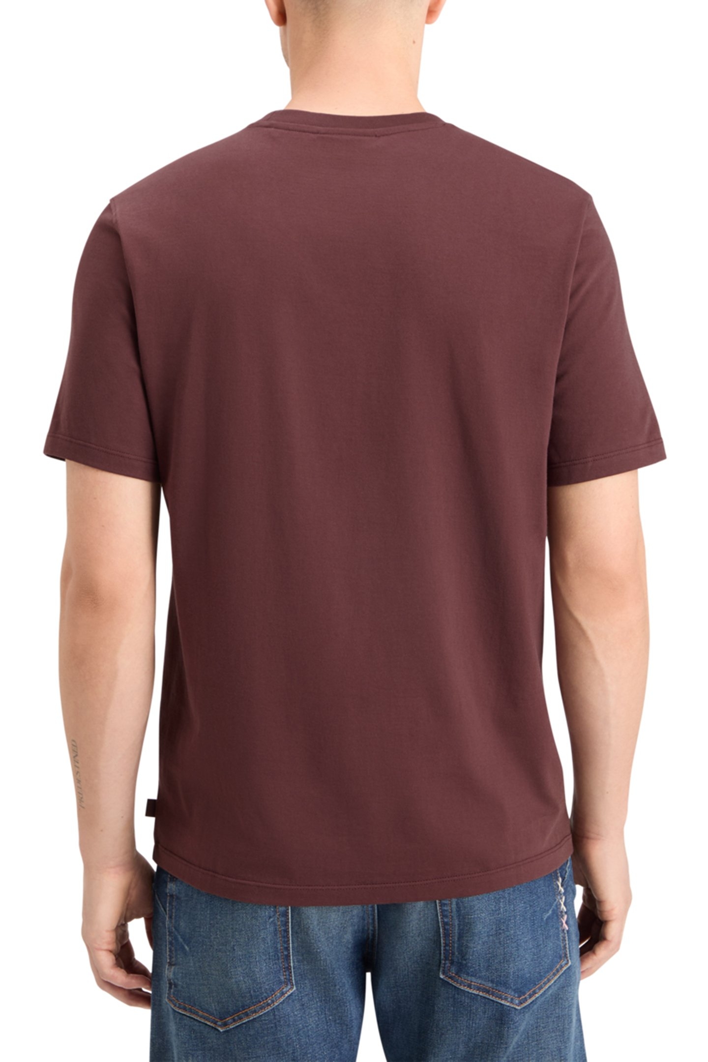 CHEST ARTWORK T-SHIRT RICH MAHOGANY 2