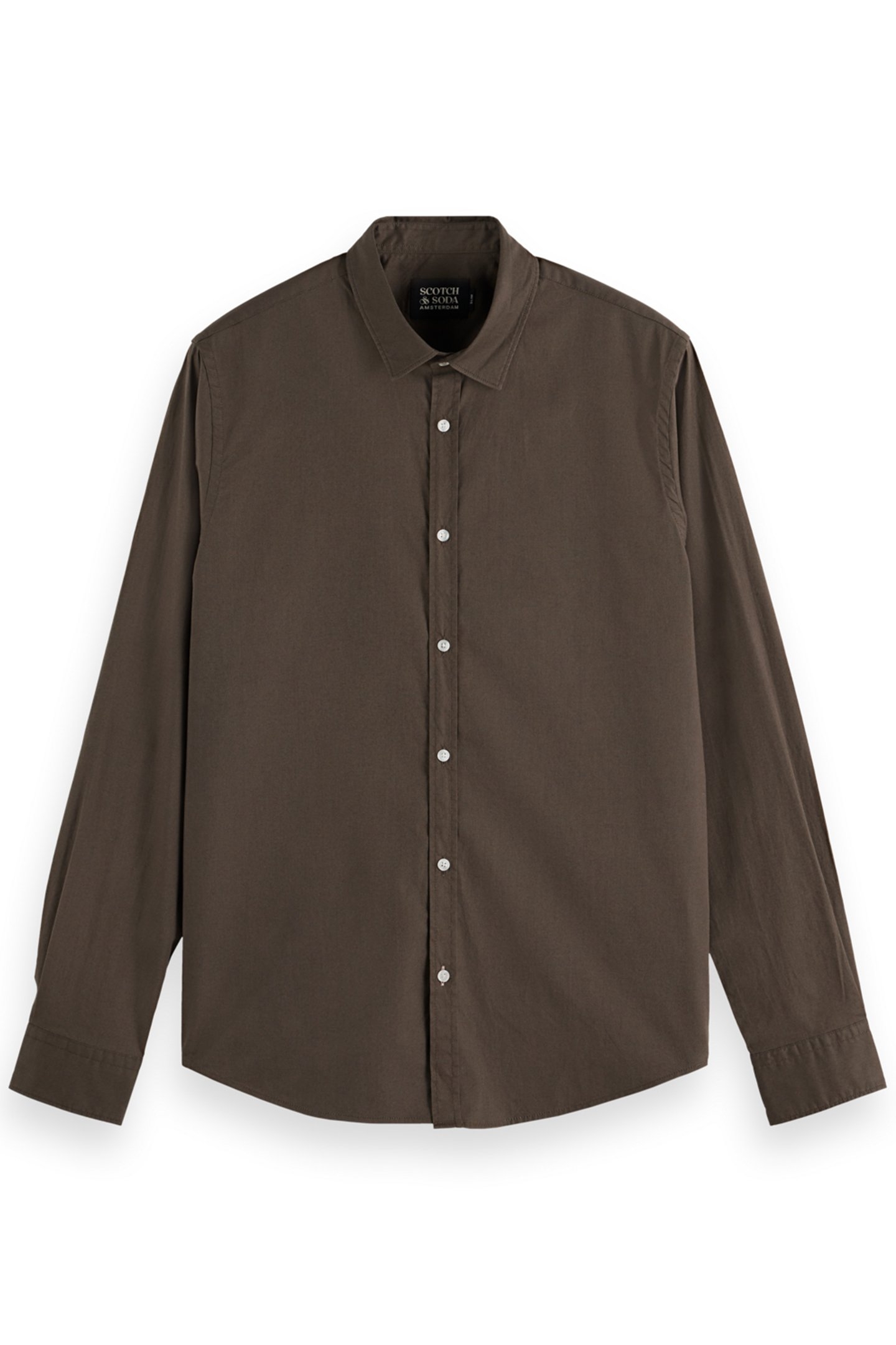ESSENTIAL POPLIN SOLID COFFEE 1