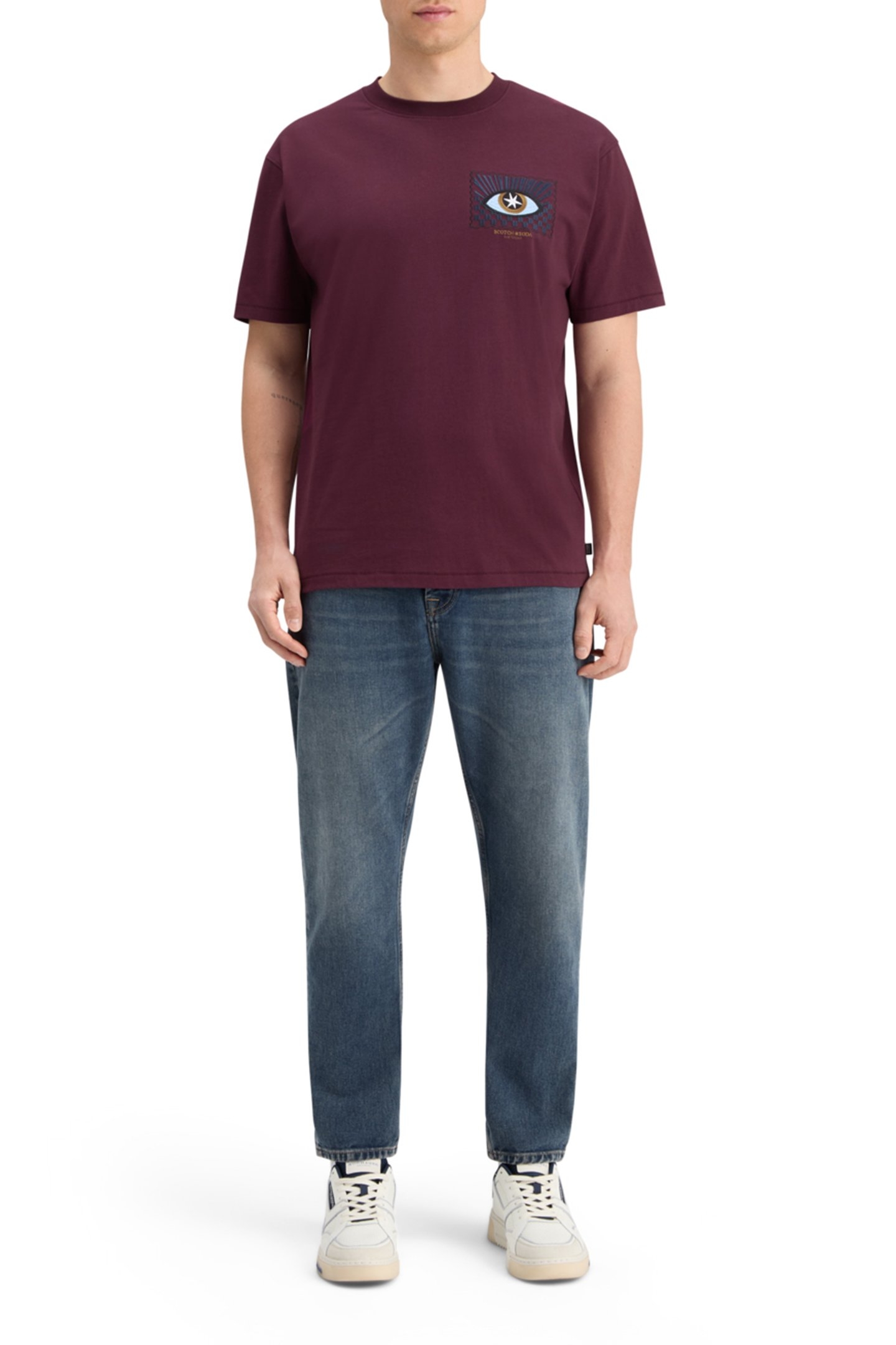 ELEVATED ARTWORK T-SHIRT DARK GRAPE 3