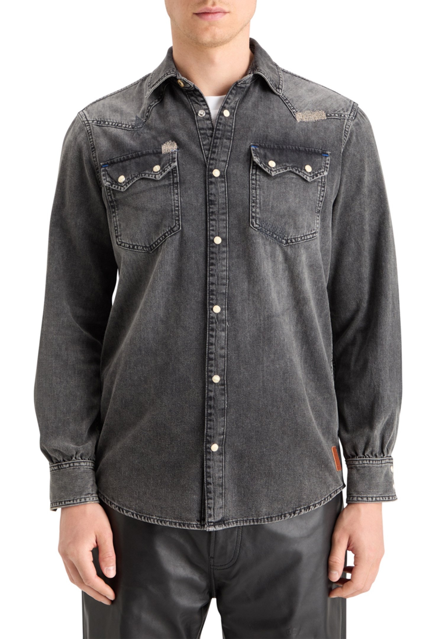JOE JONAS X SCOTCH SODA WESTERN SHIRT - VINTAGE BLACK 1