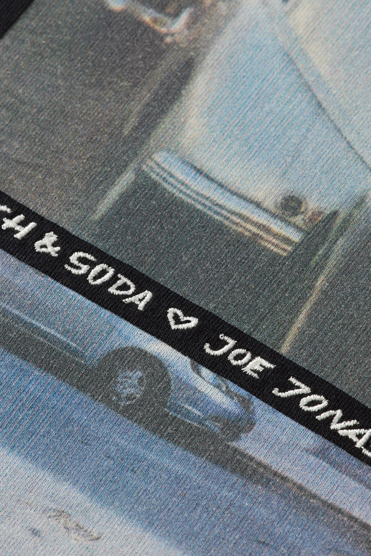 JOE JONAS X SCOTCH SODA WASHED PHOTO PRINT T-SHIRT BLACK 3