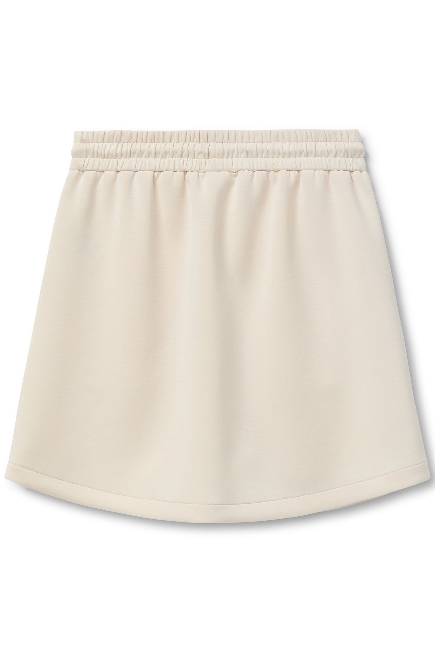 ELASTIC WAIST SKIRT WHITE CAP GREY 4