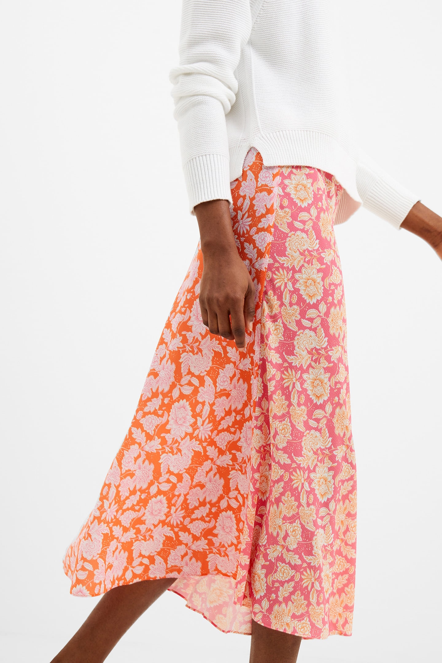 COSETTE VERONA SLIP SKIRT CAM ROSE/ MANDE ORNG 4