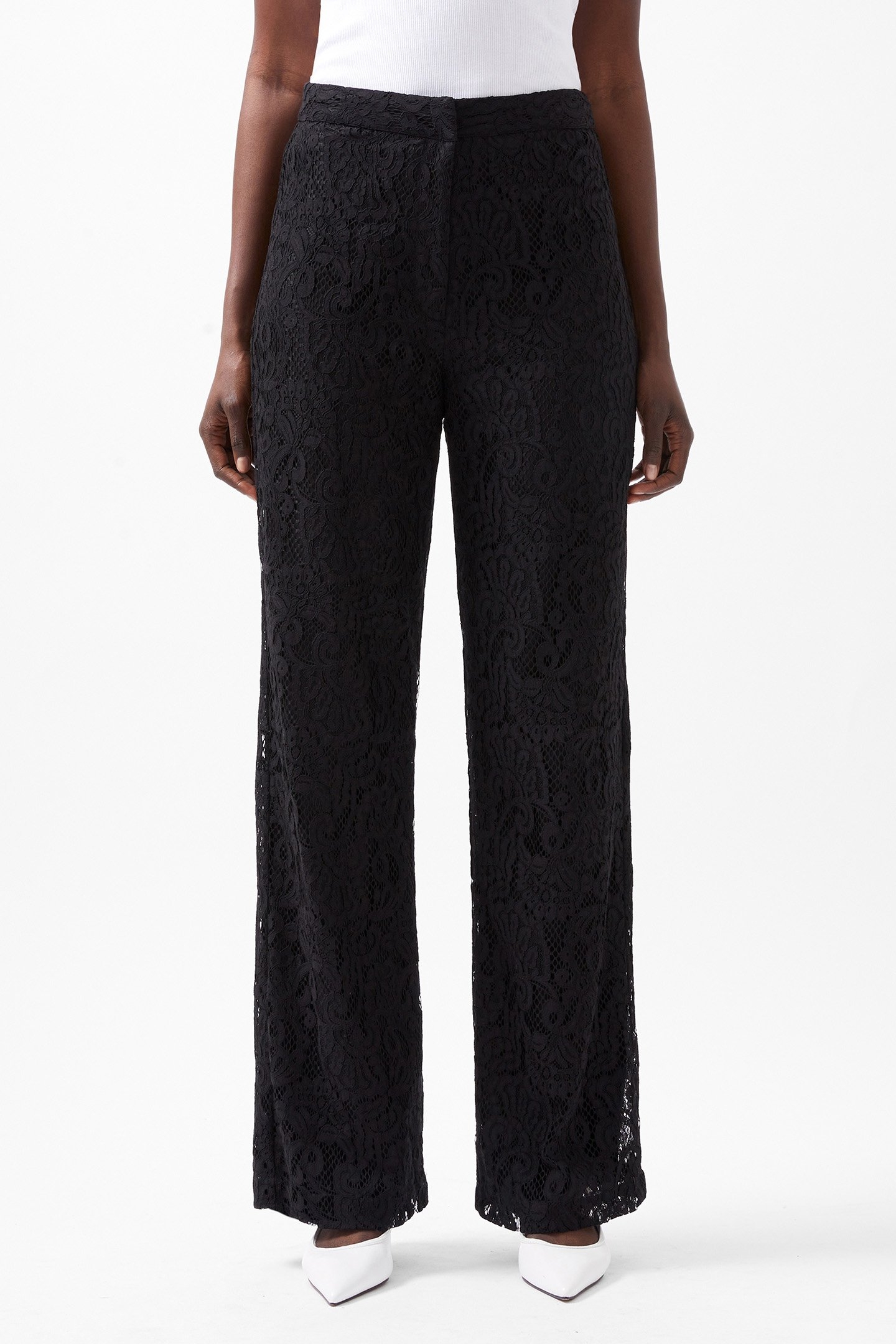 ASURA LACE FLARED TROUSER BLACKOUT 1