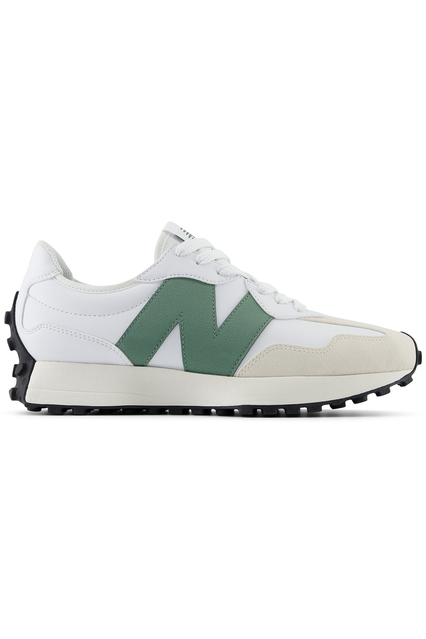 U327SKC SNEAKERS IN WHITE & GREEN 1