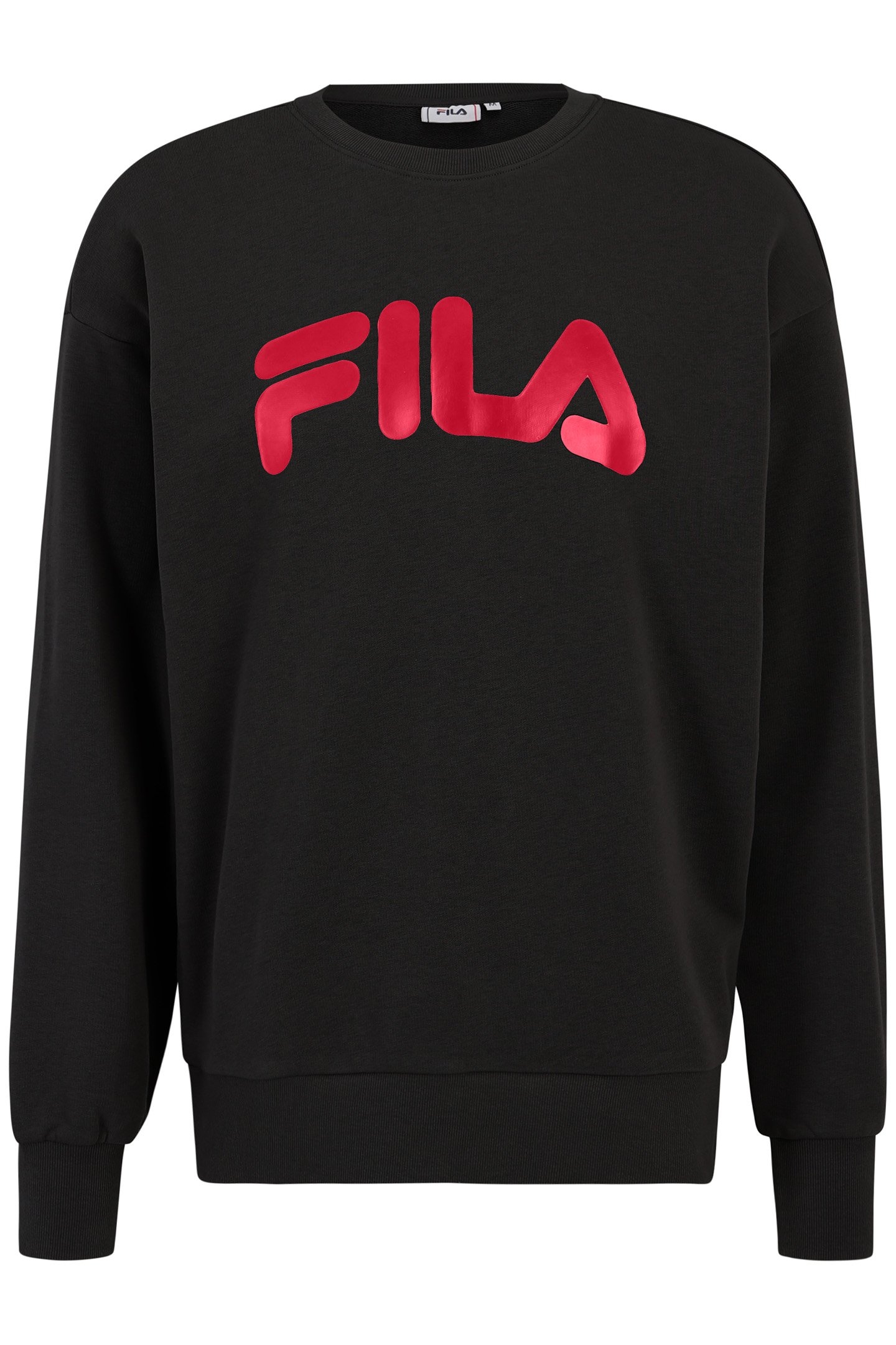 LUSIGNY LOOSE CREW BLACK-TRUE RED 4