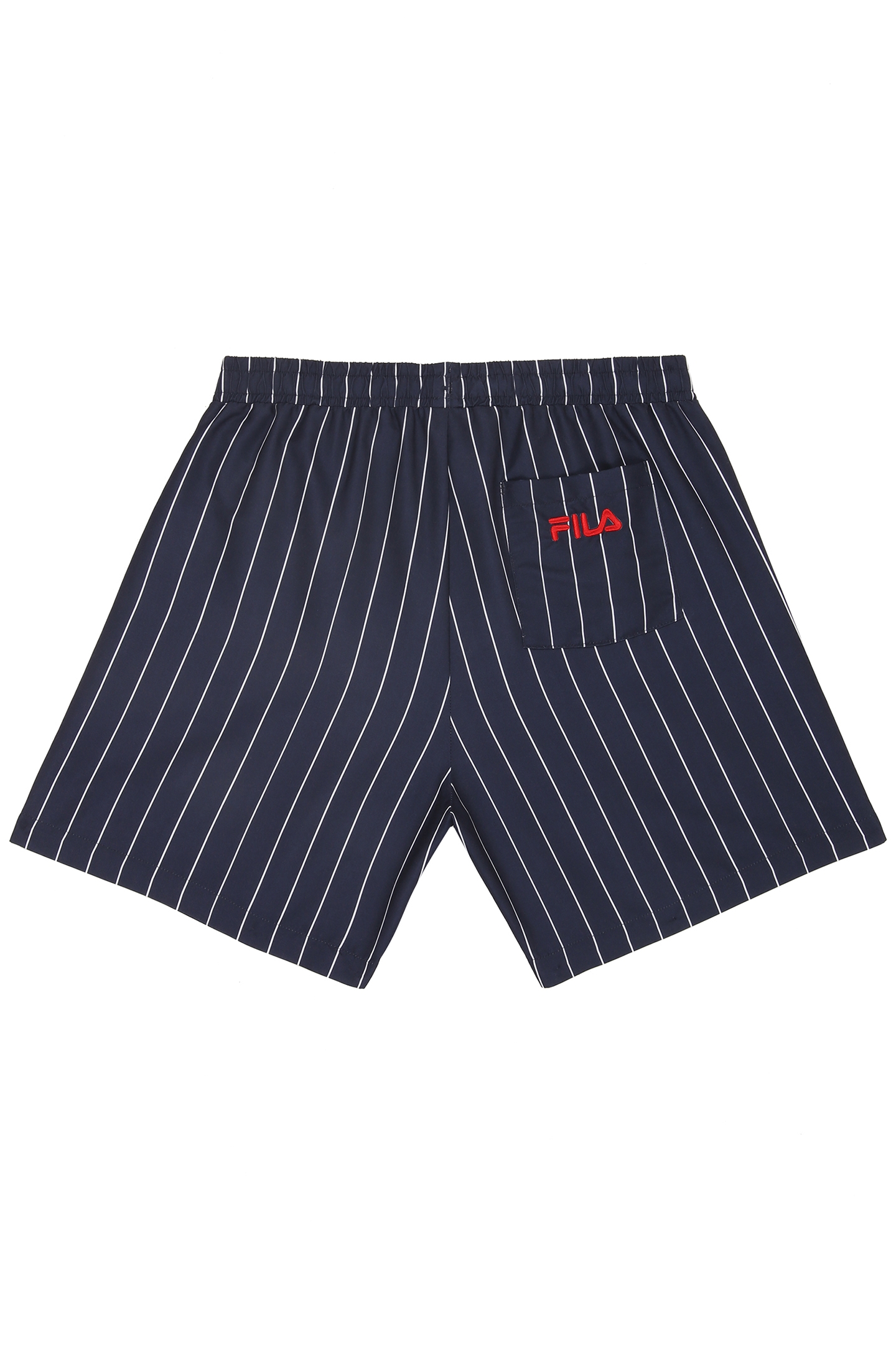 SCOGLITTI AOP BEACH SHORTS BLACK IRIS/BRIGHT WHITE STRIPED 5